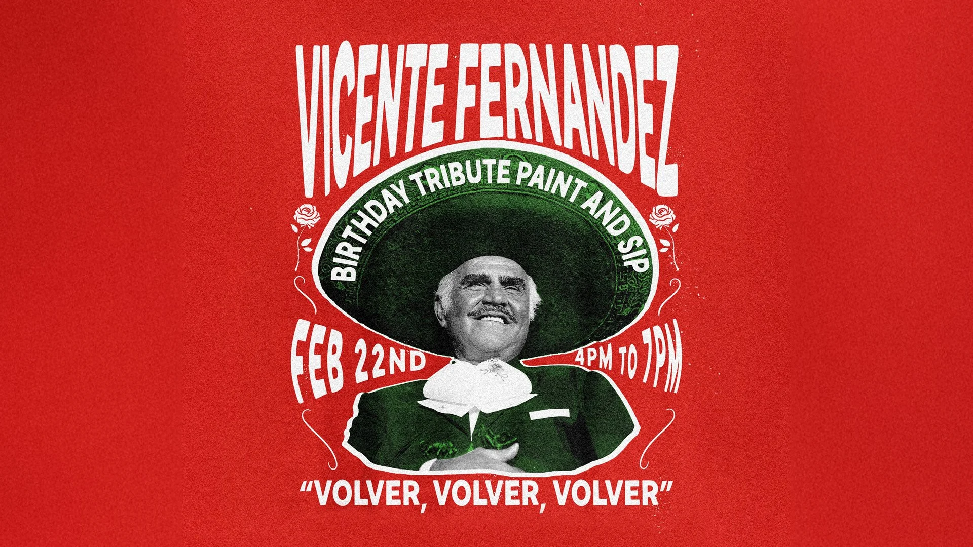 Paint & Sip: Vicente Fernandez