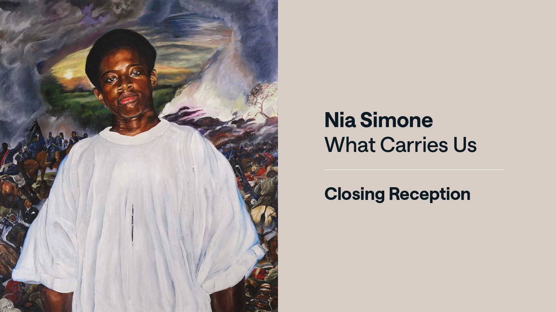What Carries Us: Closing Reception