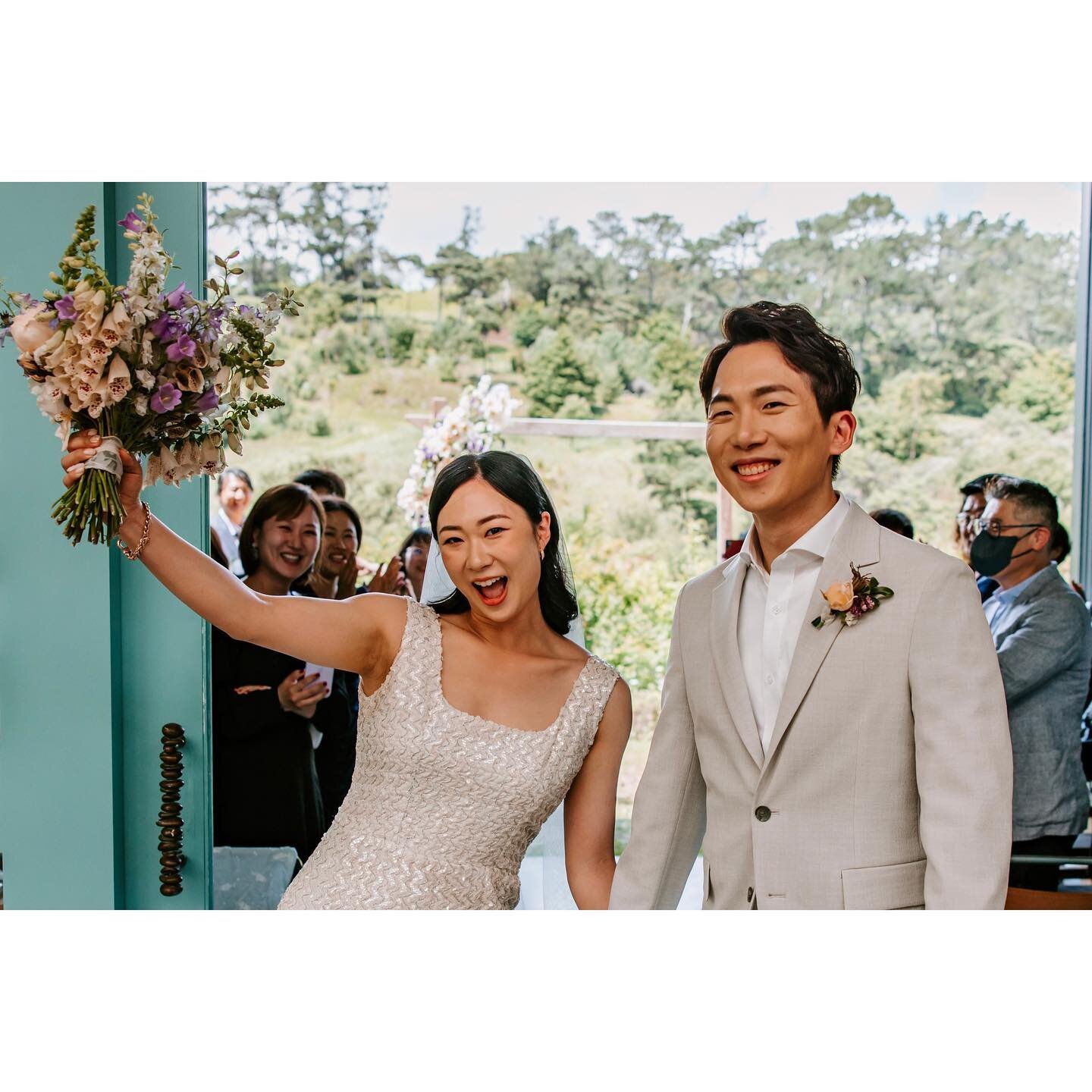 Congratulations and #happyanniversary Chaehee and Jinsu #19112022
💚
A year ago today I was honoured to host this stunning couples special bespoke wedding at @littlewildernessnz 
We had stunning florals from @whererosemarygrows and incredible photogr