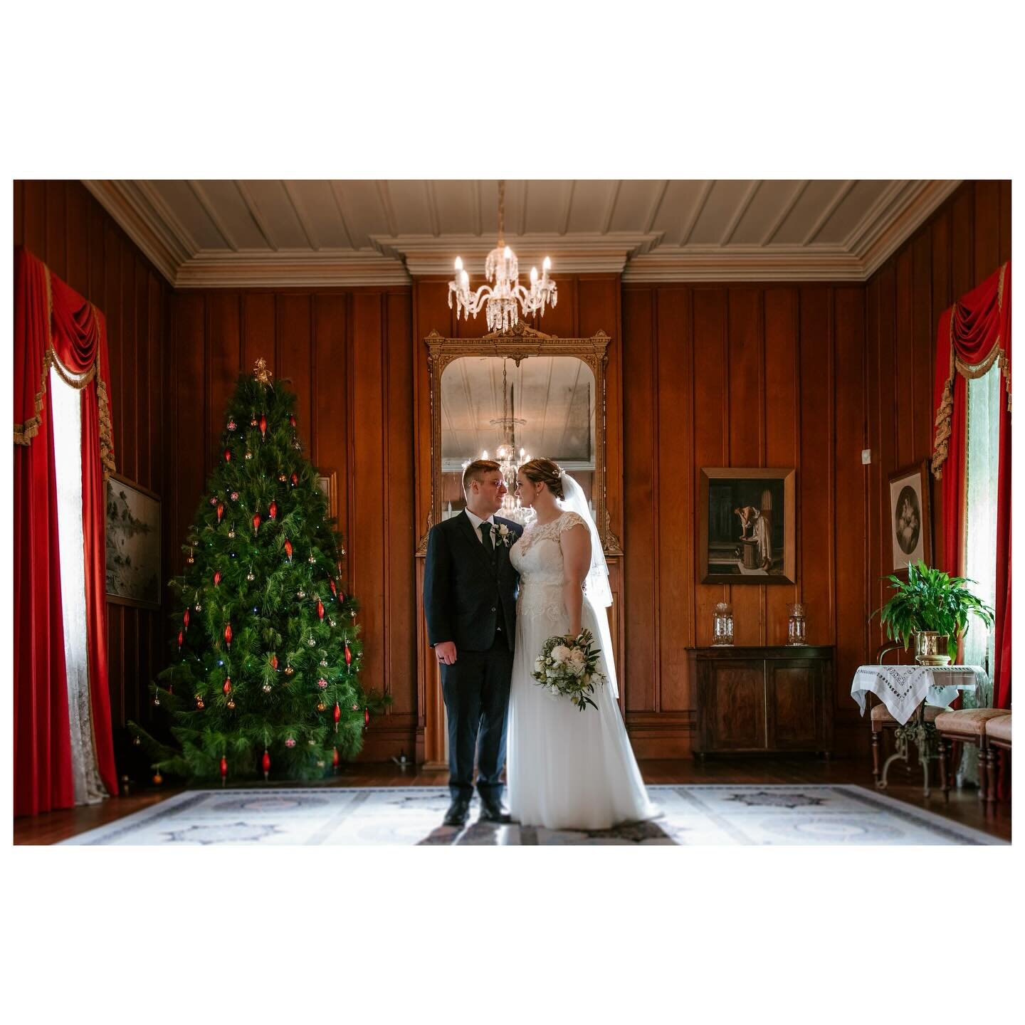 It&rsquo;s Christmas time - so where better to show a pic from from stunning #highwic where Courtney and Thomas were married a year ago! 
5 December 2022 #05122022
🎄
They sure do know how to do #christmas at @highwic1862