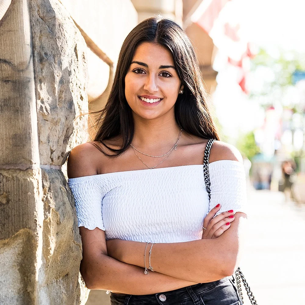  International student visiting Ottawa, Canada. 