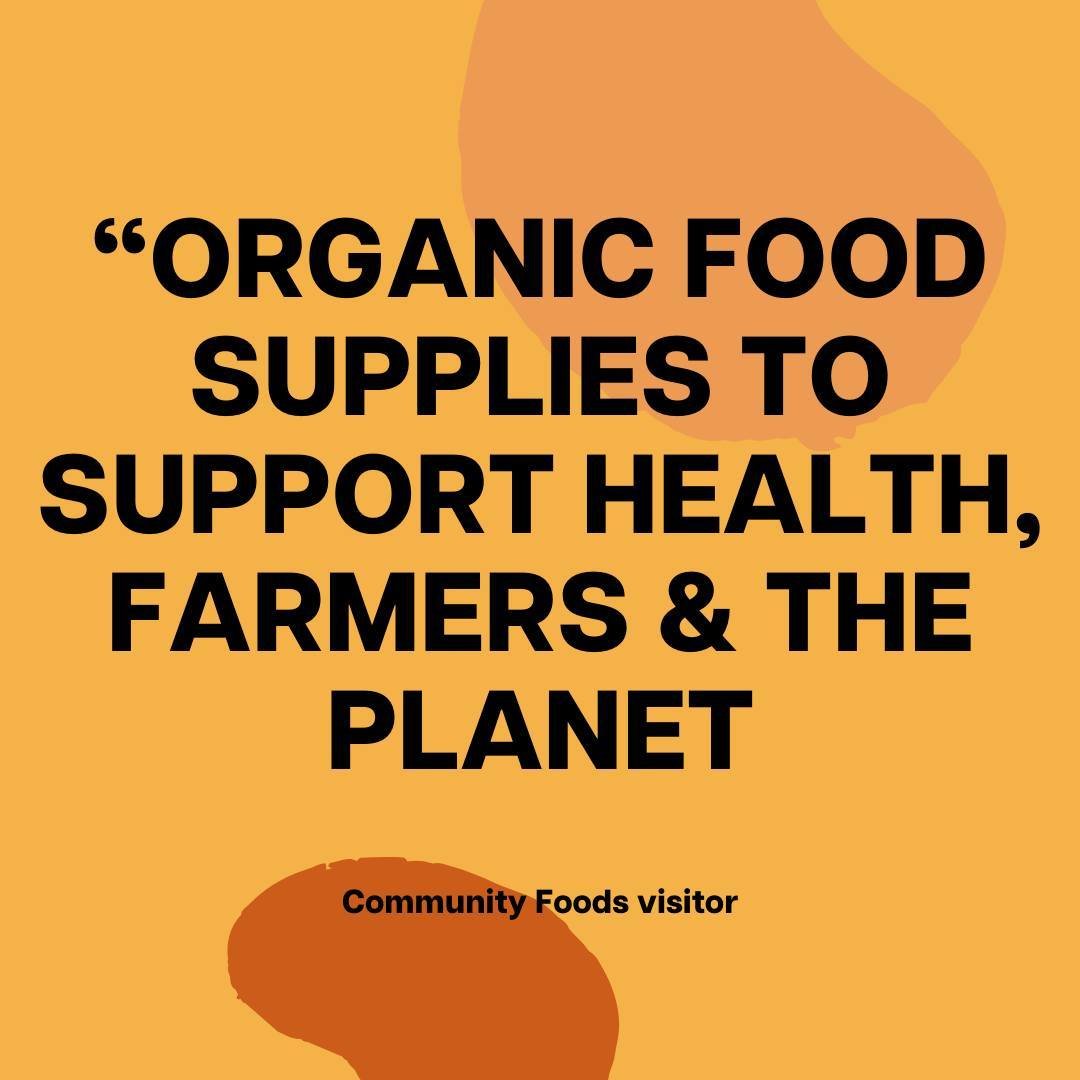 That's what we're about at Community Foods 💚 Visit us if you'd like to know more about what we do and how you can be involved.