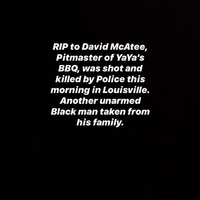 Amongst all the chaos of the last week, this story slipped past me. Thanks to @hornbarbecue for sharing it. My heart aches for the Black Community. #blacklivesmatter