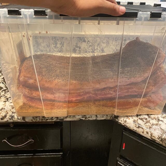 Finally got my hands on enough pork belly to start curing another round of bacon. .
.
.
.
.
#barbecue #bbq #foodie #bbqporn #DarkSideMeats #Meat #ShotoniPhone #carnivore #barbecue #lowandslow #woodfired #shotoniPhone #portraitmode #YoderSmokers #Yode