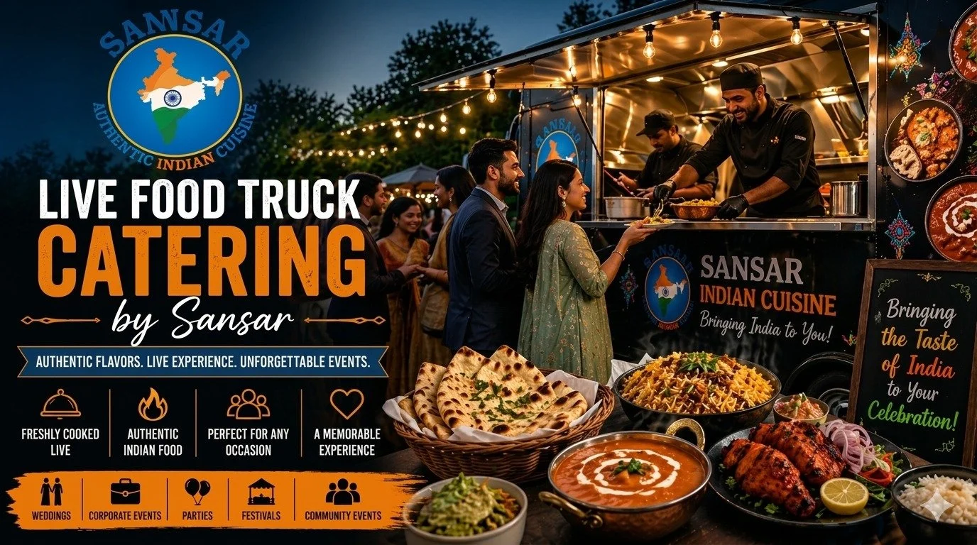 Catering with a Live Food Truck by ansar Indian Cuisine