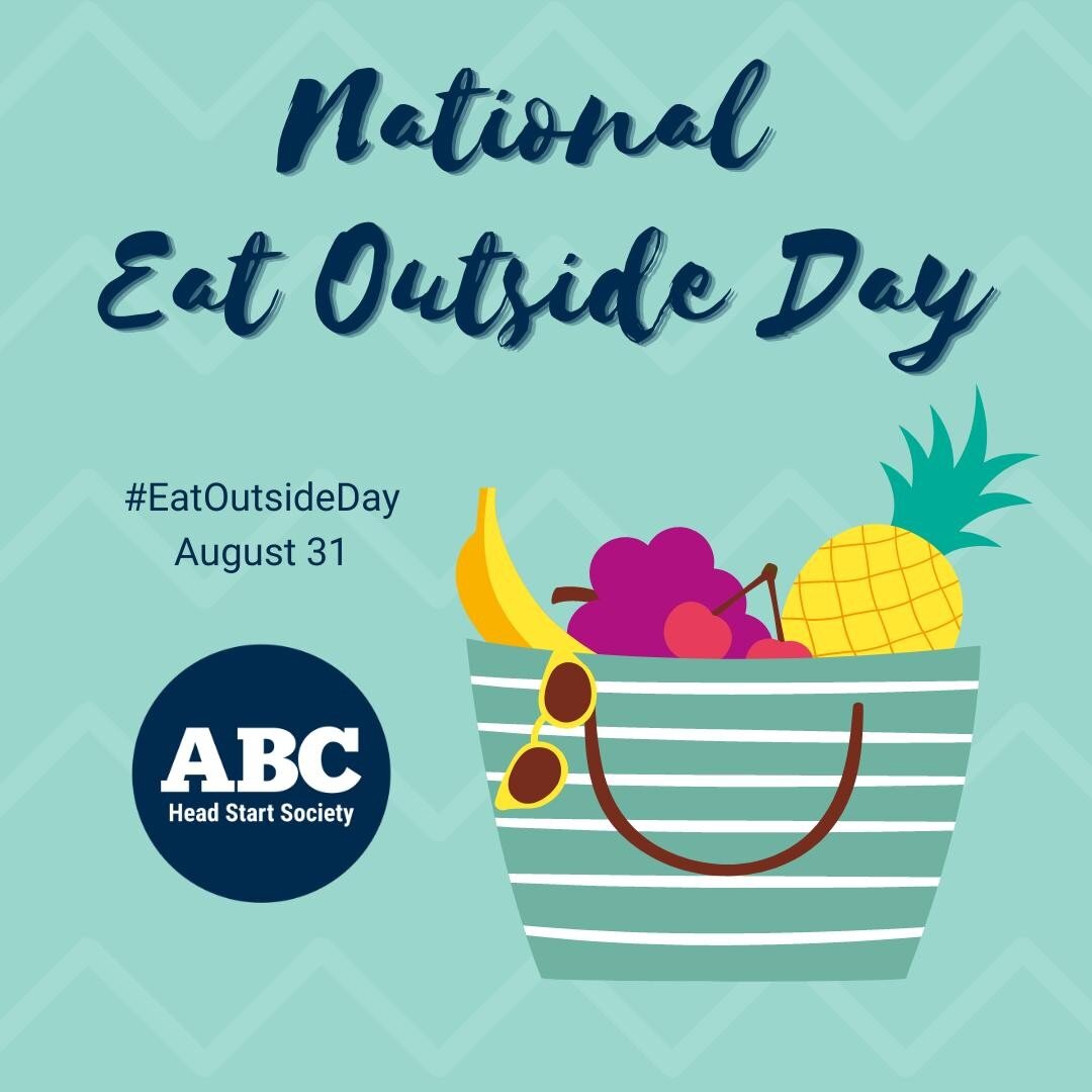 It's National Eat Outside Day!

The perfect excuse to take your lunch or snack outside and enjoy the last bit of summer!  So spread out a blanket, grab a picnic table or a patio and enjoy!
.
.
.
#ABCHeadStart #EatOutsideDay #picnic #family #children 