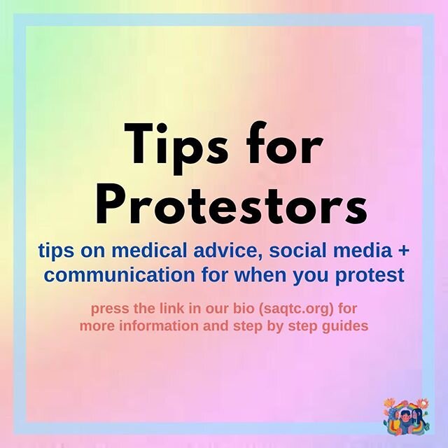 (PRESS THE LINK IN OUR BIO FOR MORE INFORMATION AND STEP BY STEP GUIDES) We created tips for protestors on medical advice, social media, and communication. Please stay safe!!! The credit of the information we provided goes to @botanicaldyke ‼️ #blm #blacklivesmatter #southasiansforblacklives #ACAB