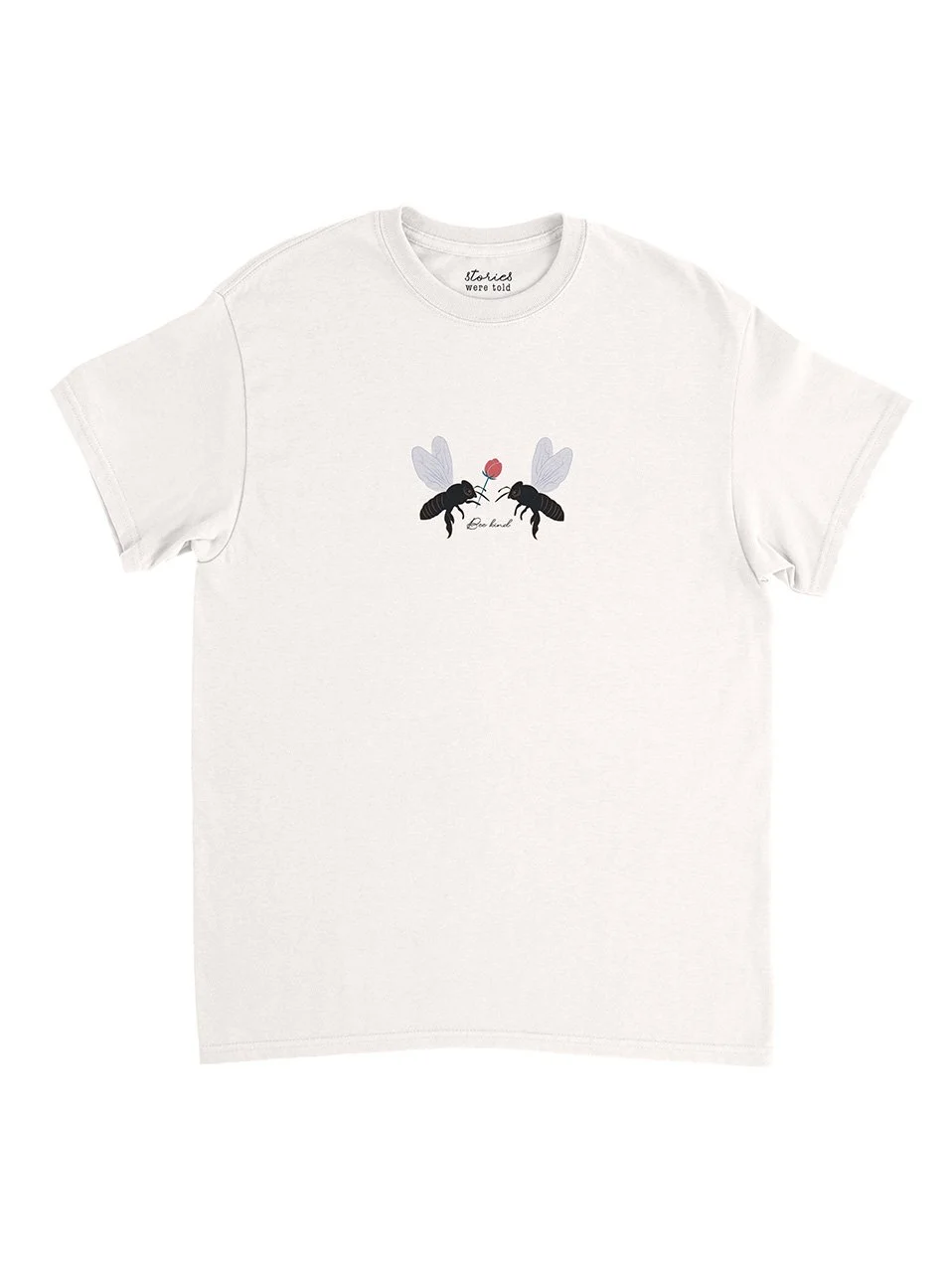 Bee kind t shirt white.jpg