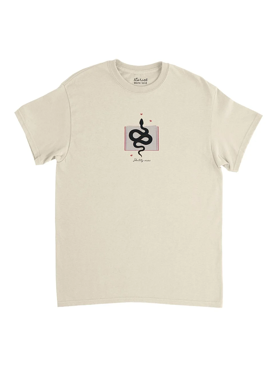 Identity crises t shirt natural.jpg