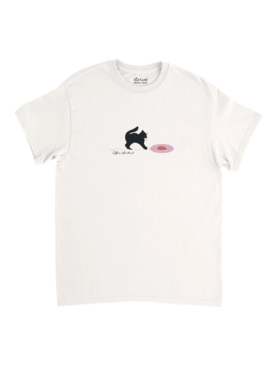 Office assistant t shirt white.jpg