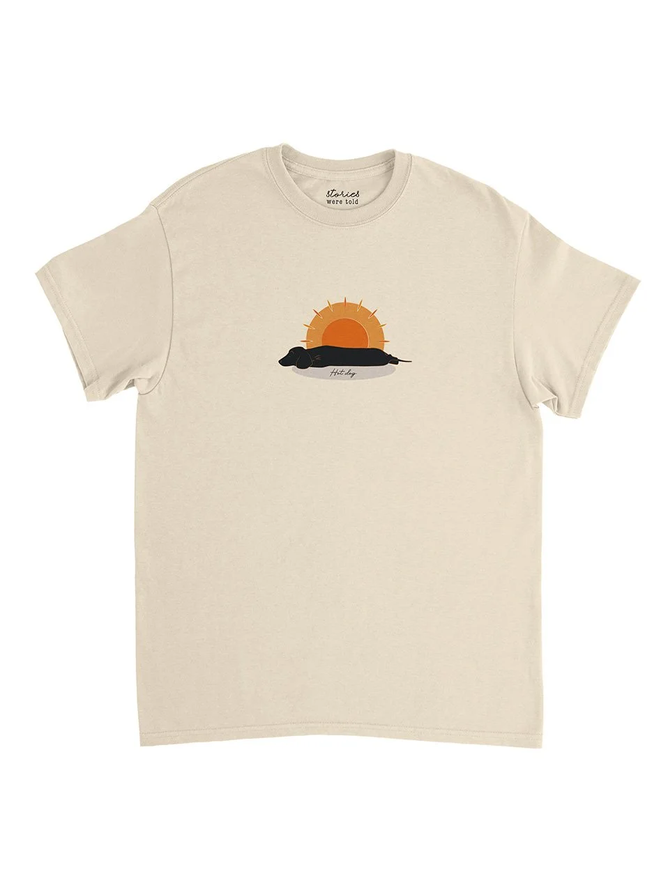Hot dog t shirt natural.jpg