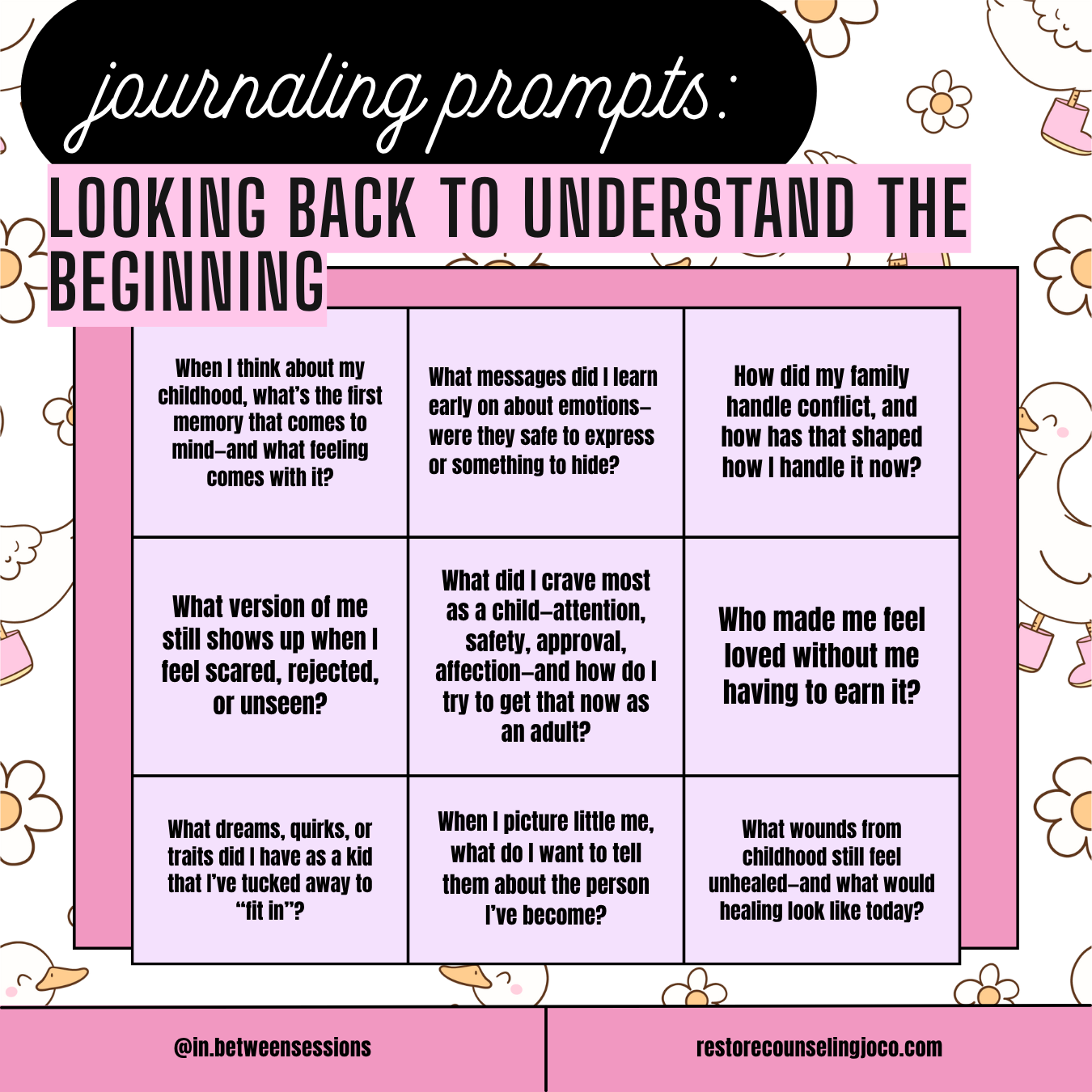 This week’s journal prompts are about reconnecting with her. The curious, sensitive, big-hearted version of you who’s still there under the survival patterns and perfectionism.