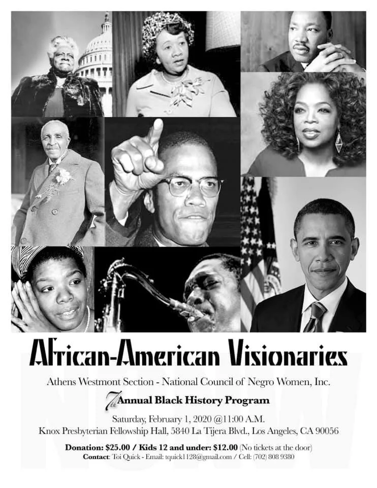 AWS NCNW's 7th Annual Black History Program
