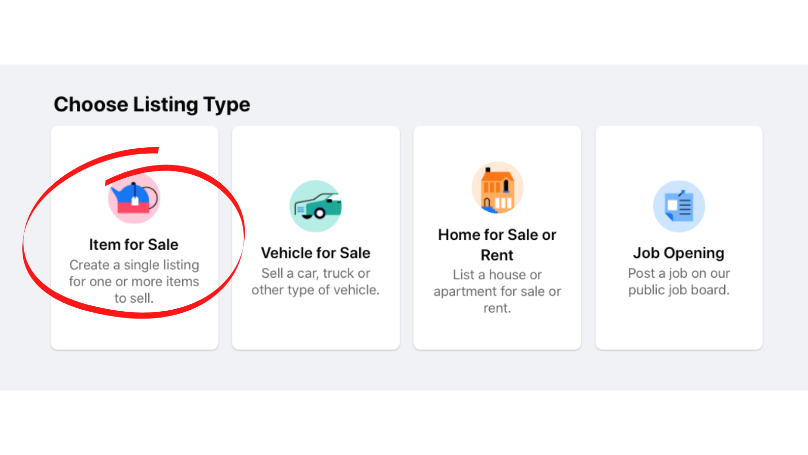 Items for Sale
