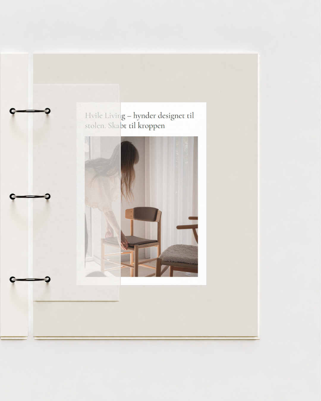 Hvile Living – Webshop, trykmateriale og produktfotografering