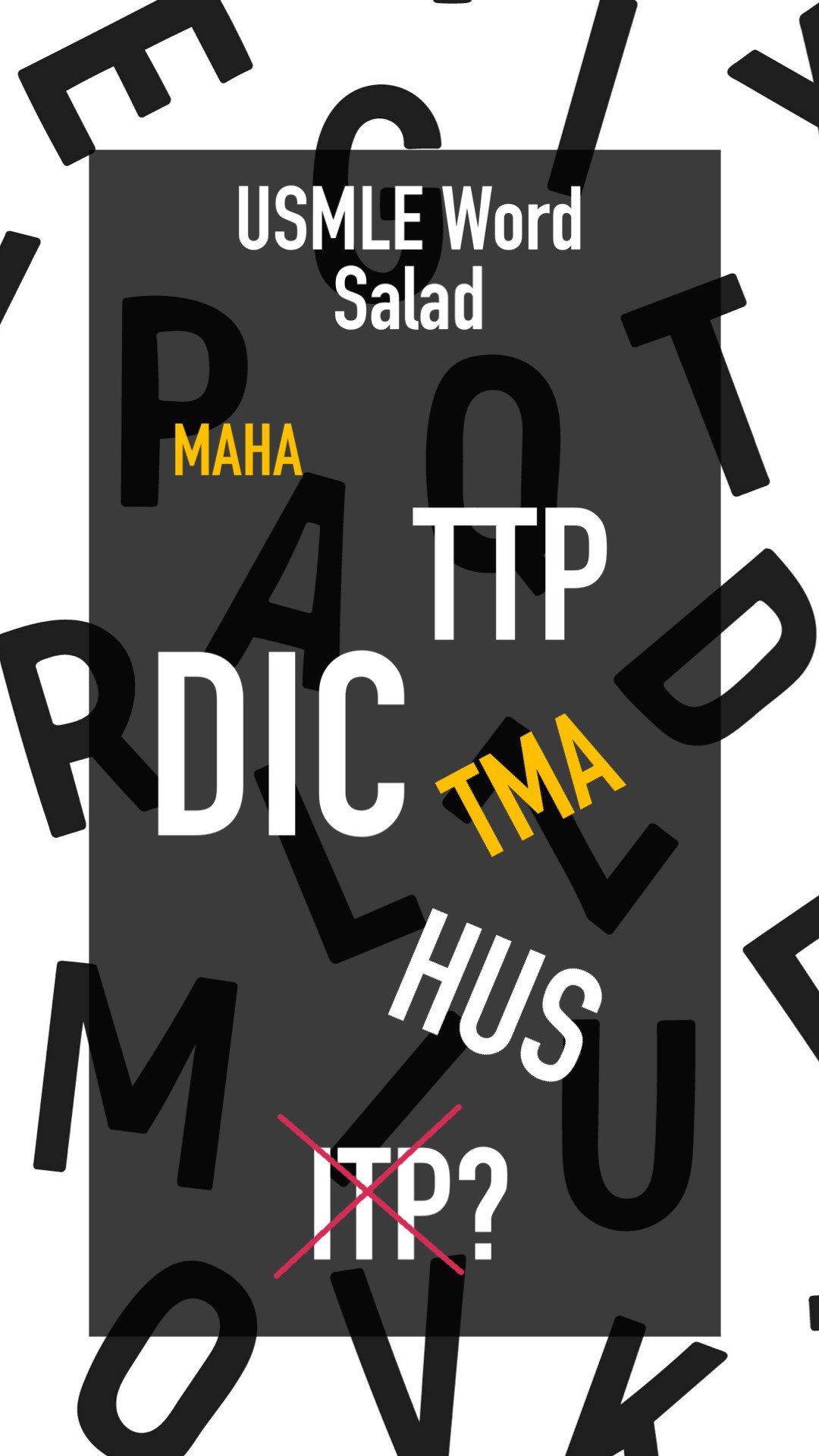 MAHA, TTP, HUS, DIC... Oh My! Understanding Microangiopathic Hemolytic Anemias