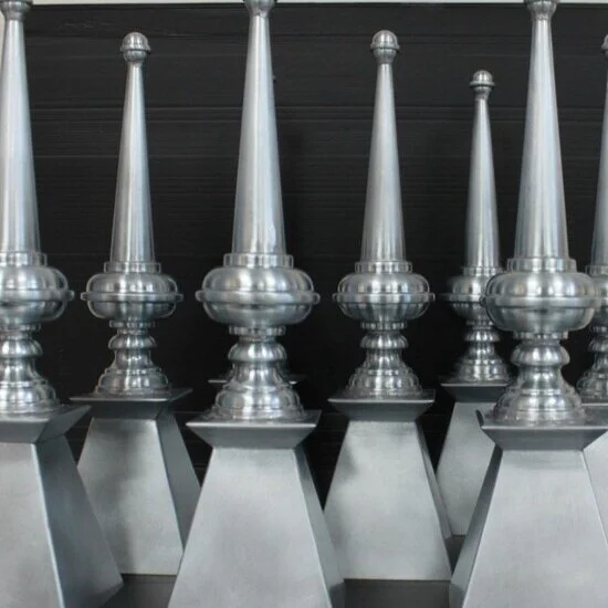 épi de faitage zinc, cuivre - Réf 107.A - Ornementation métallique zinc et cuivre - zinguerie d'Art