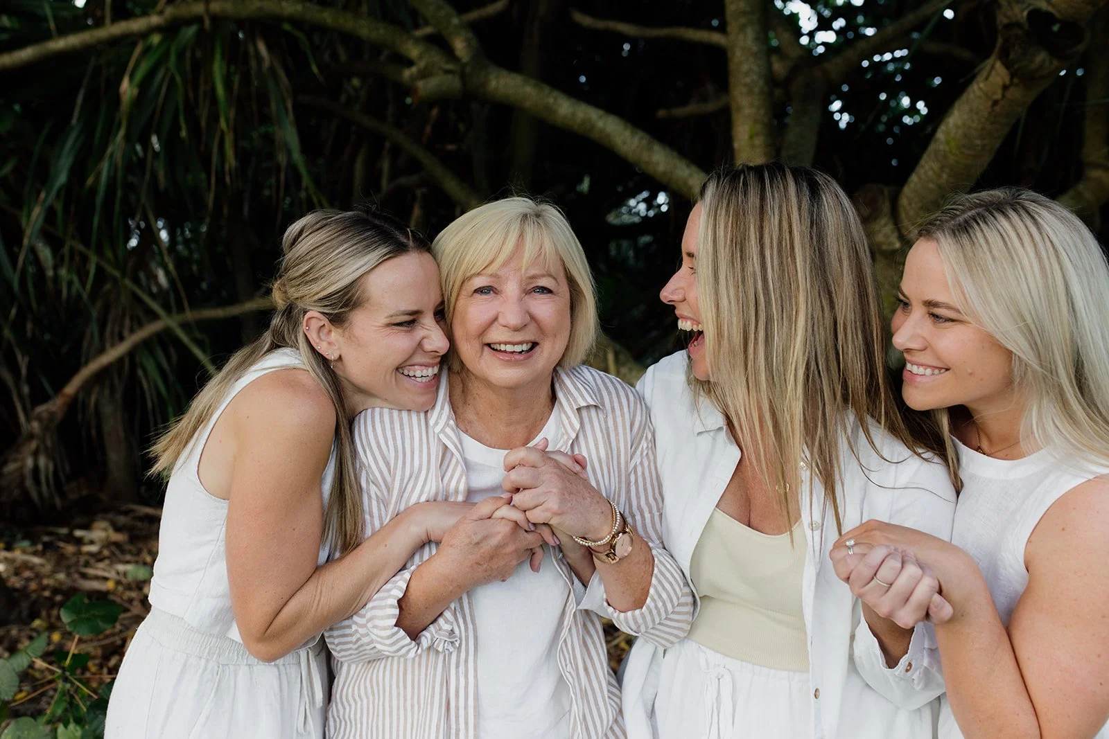 Gold Coast photographer captures mother and daughters during Gold Coast family photography session.
