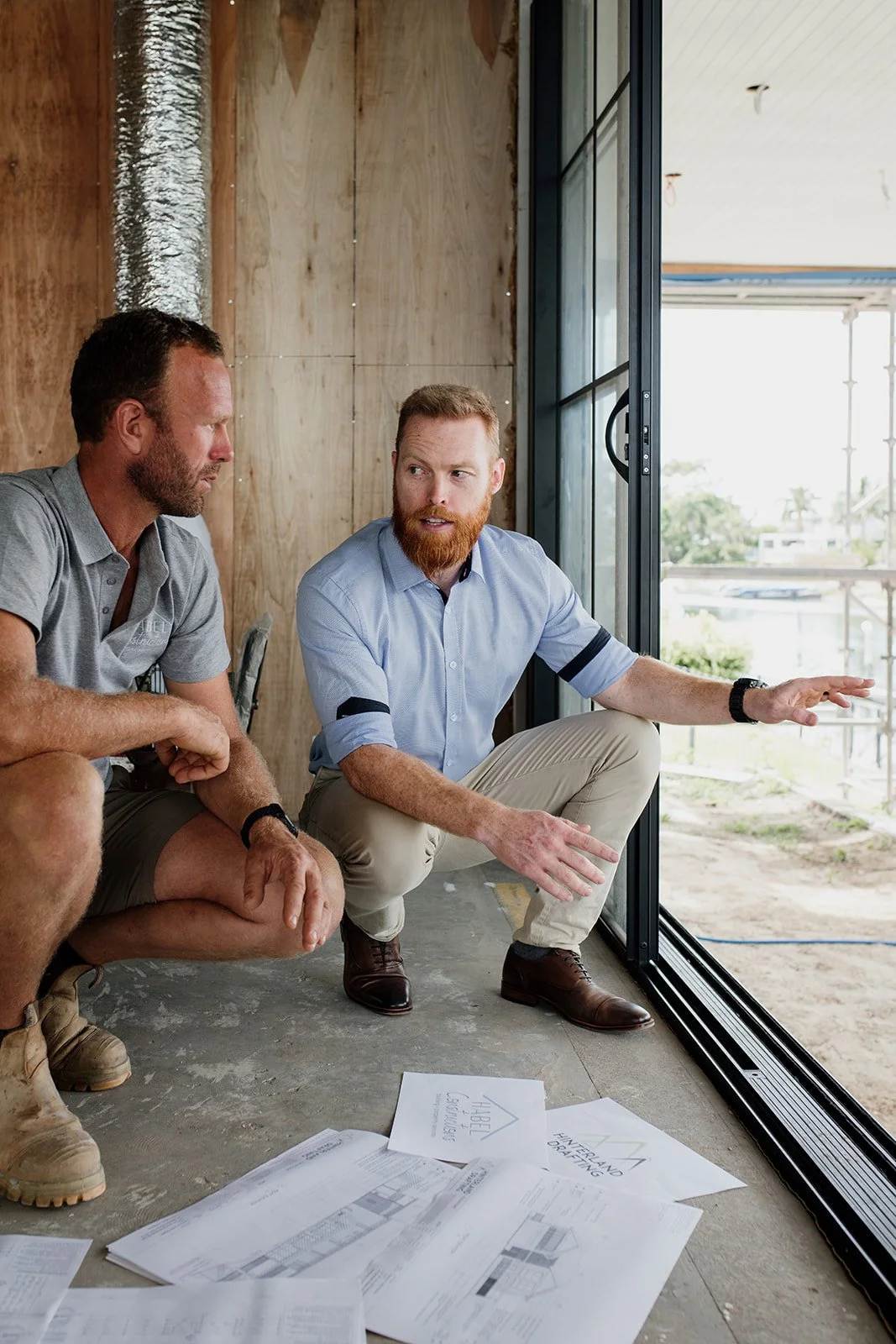 Construction worker branding photography shoot Gold Coast captured by Gold Coast team portraits photographer.