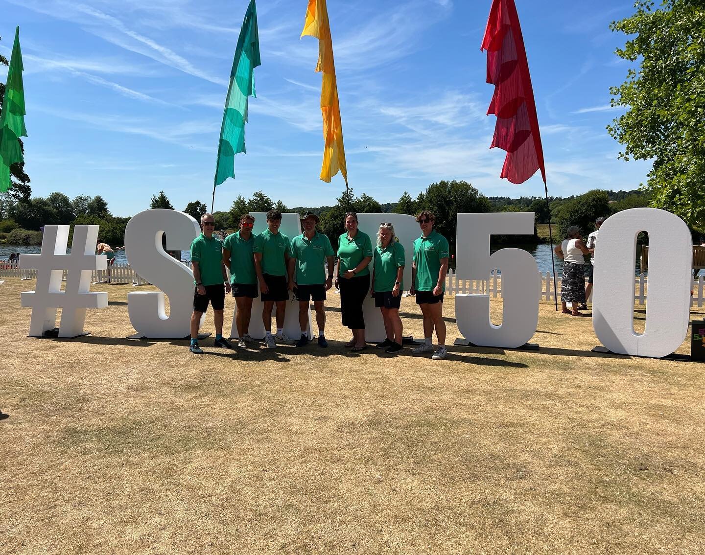 The TAG staff at #SAP50 event on Saturday at @bisham.abbey for some dragon boat racing. Great event and some brilliant weather to compliment it!