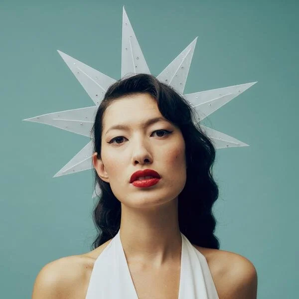Brilliantly bold headgear and bridal headpieces by Awon Golding