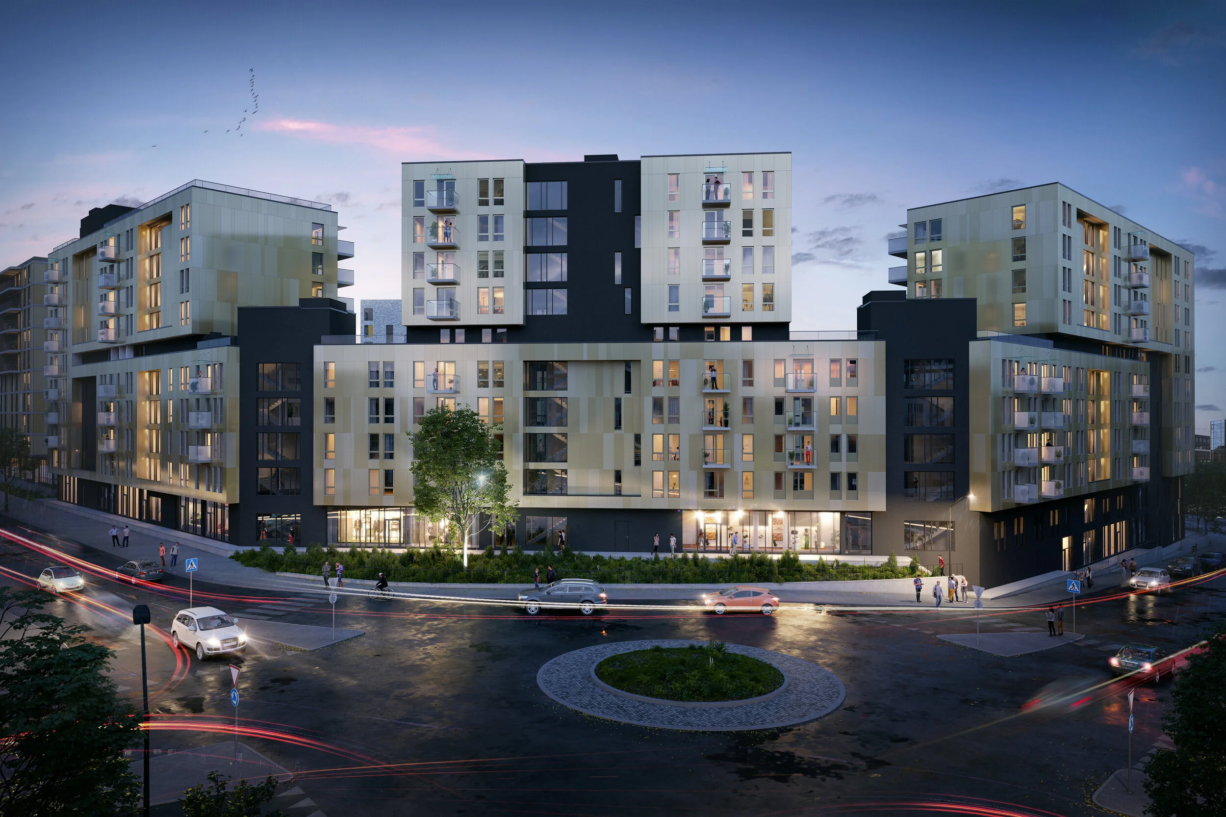 Nyegaardskvartalet_fra rundkj├╕ring kveld.jpg