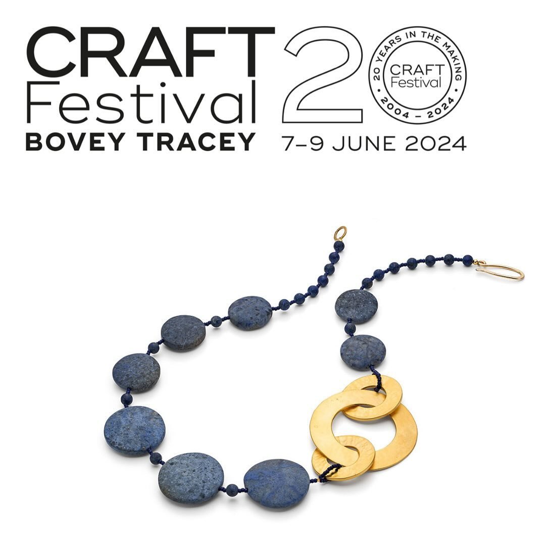 Getting ready for 2024 Bovey Tracey. It will be my first time and I am very excited! Lots to do in preparation. I will be very busy from now on&hellip; #semipreciousstones #silver #gold #necklace #bracelet #earrings #festival #boveytraceycontemporary