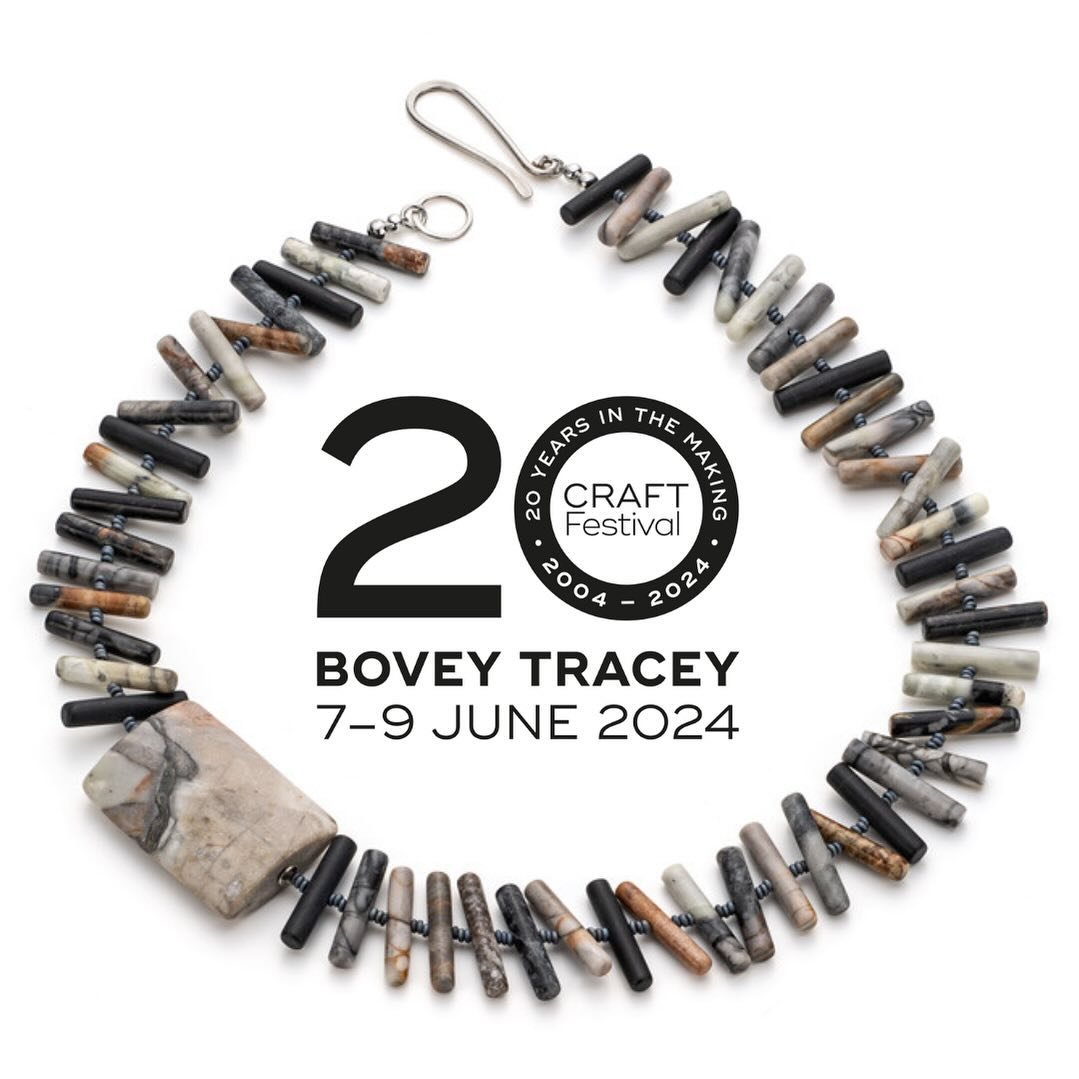First time at Bovey Tracey Craft Festival. I&rsquo;m really looking forward to it but also a little bit trepidatious! Catch me on Stand 25. It will be a joy to meet fellow makers and hear some stories. Meet you there maybe? #boveytraceycraftfestival 