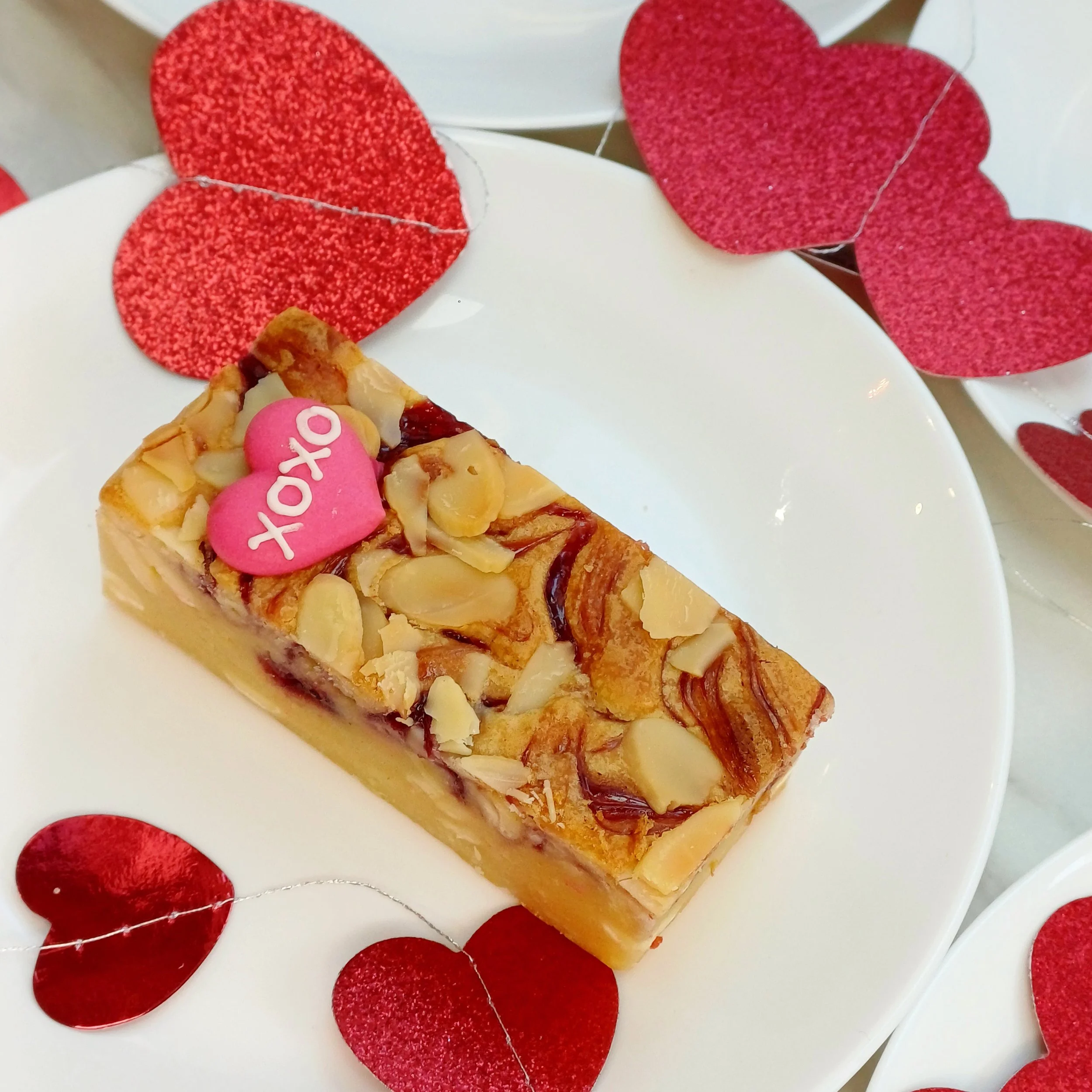 Raspberry bakewell blondie valentines limited edition.jpg (Copy)