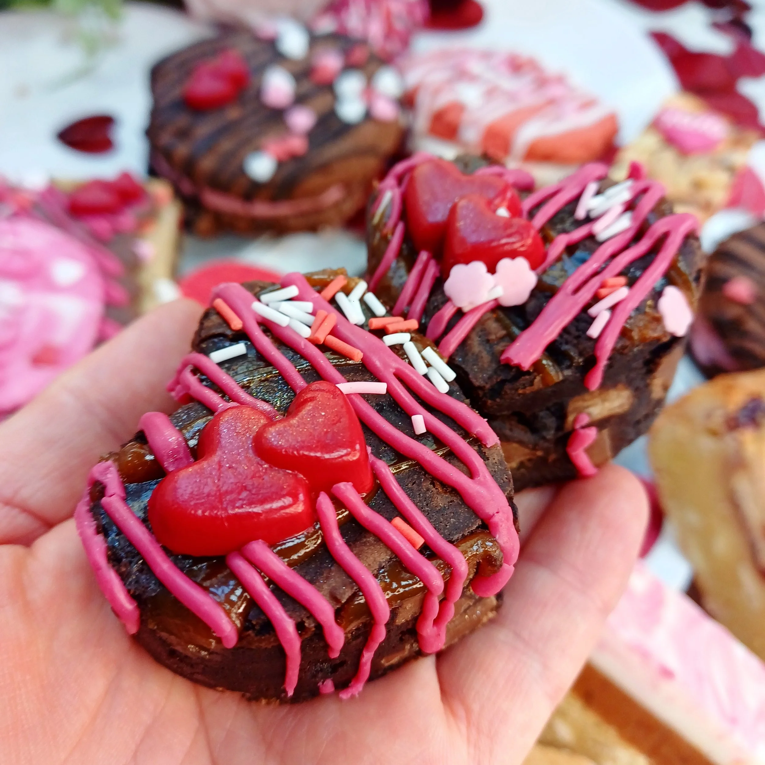 Salted Caramel Brownie Hearts (Valentine’s Limited Edition)