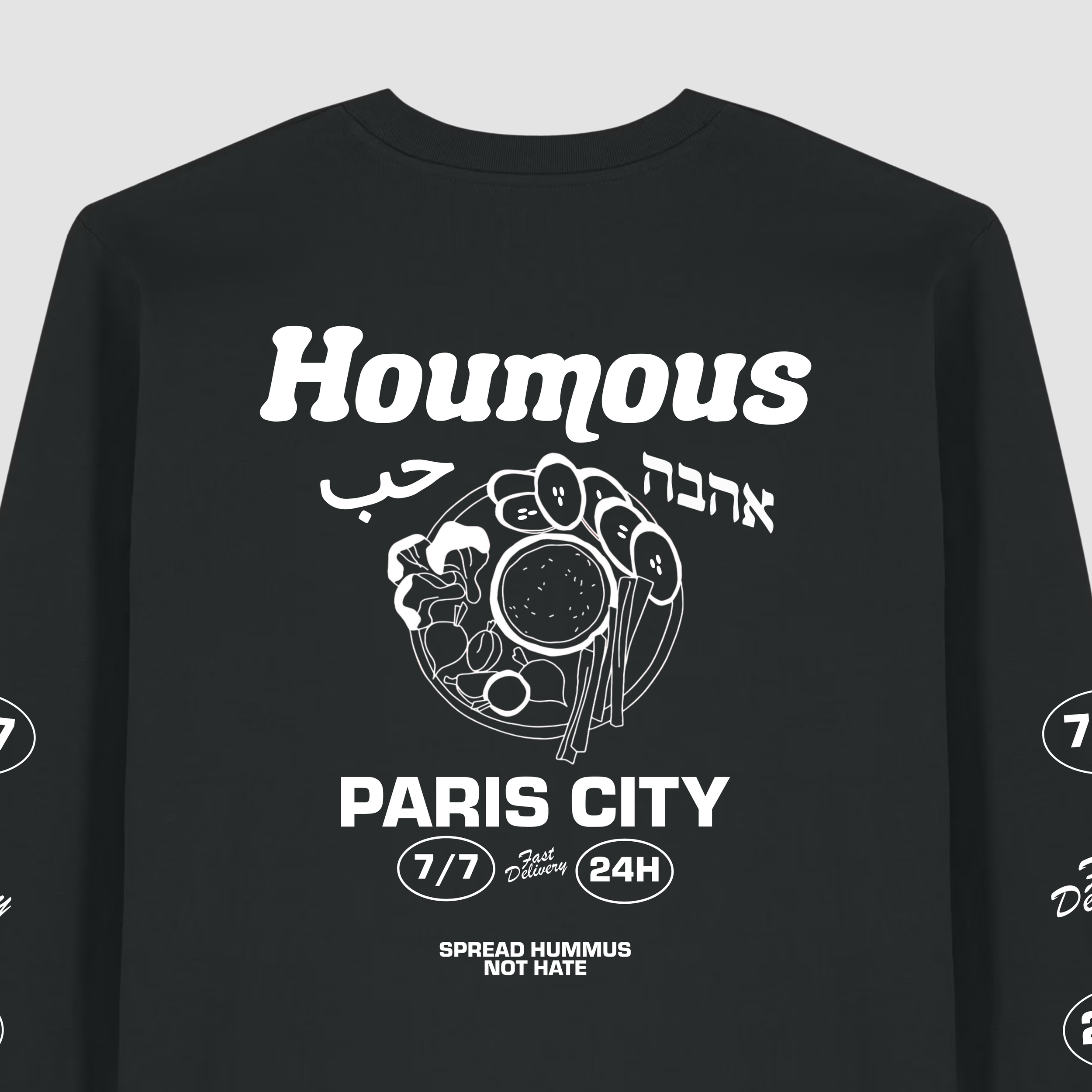 HOUMOUS GANG HOUMOUS PARIS Spread Houmous Not Hate.png