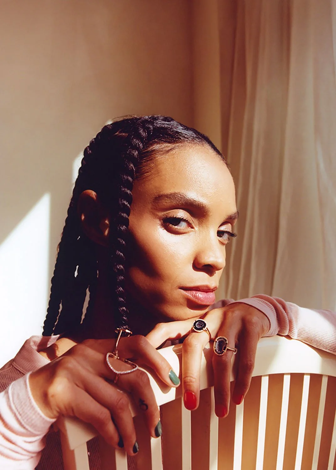 Karolin Van Loon Girl Pink Lip