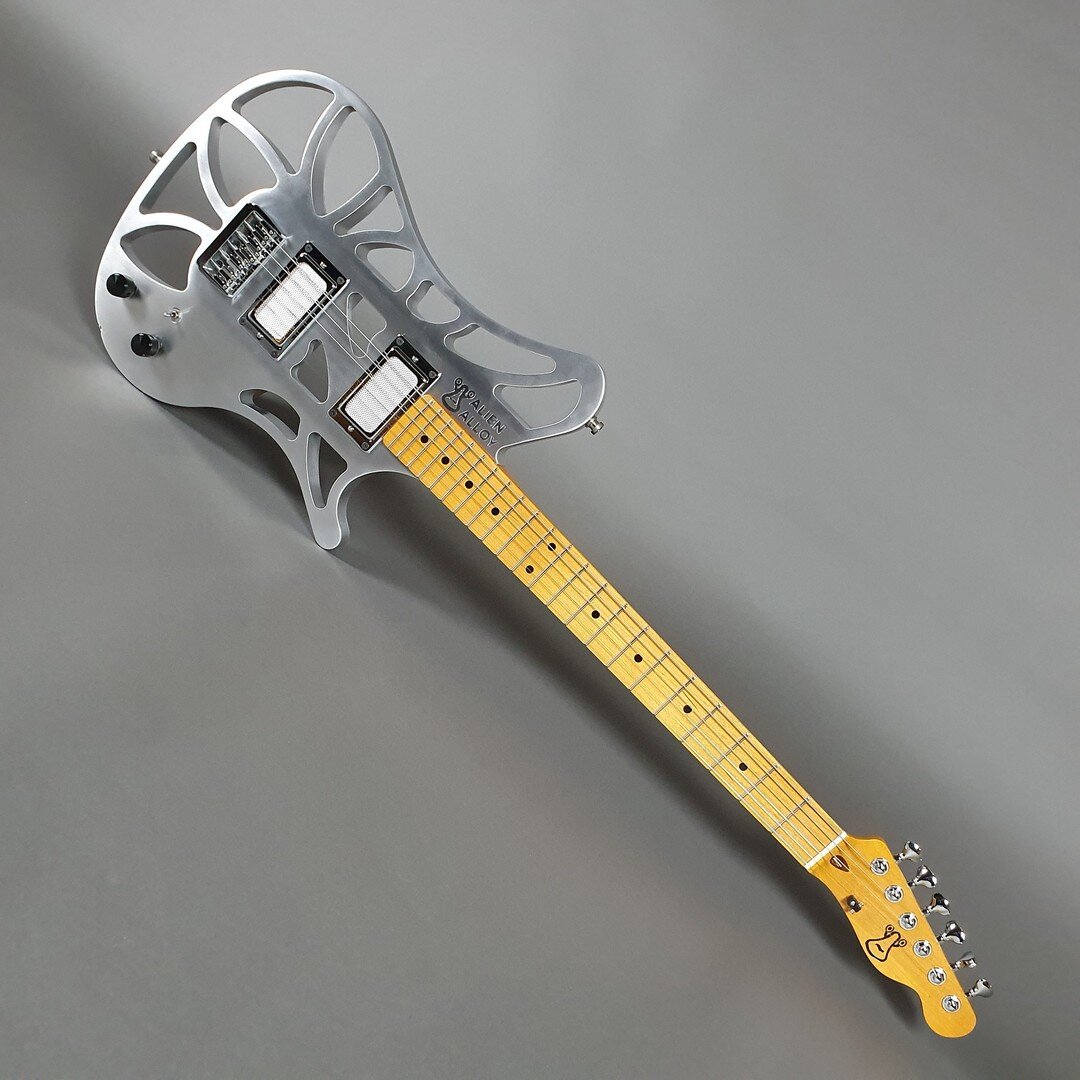 Happy New Year! 🥳2021 was fun. Let's make some more guitars in 2022. 😎

#Aluminiumguitars #Polymorph #AlienAlloyGuitars #AliensExist #AluminumGuitar #AluminiumAxes #AluminumAxes #guitar #guitarist #guitars #guitarra #electricguitar #guitarporn #gui