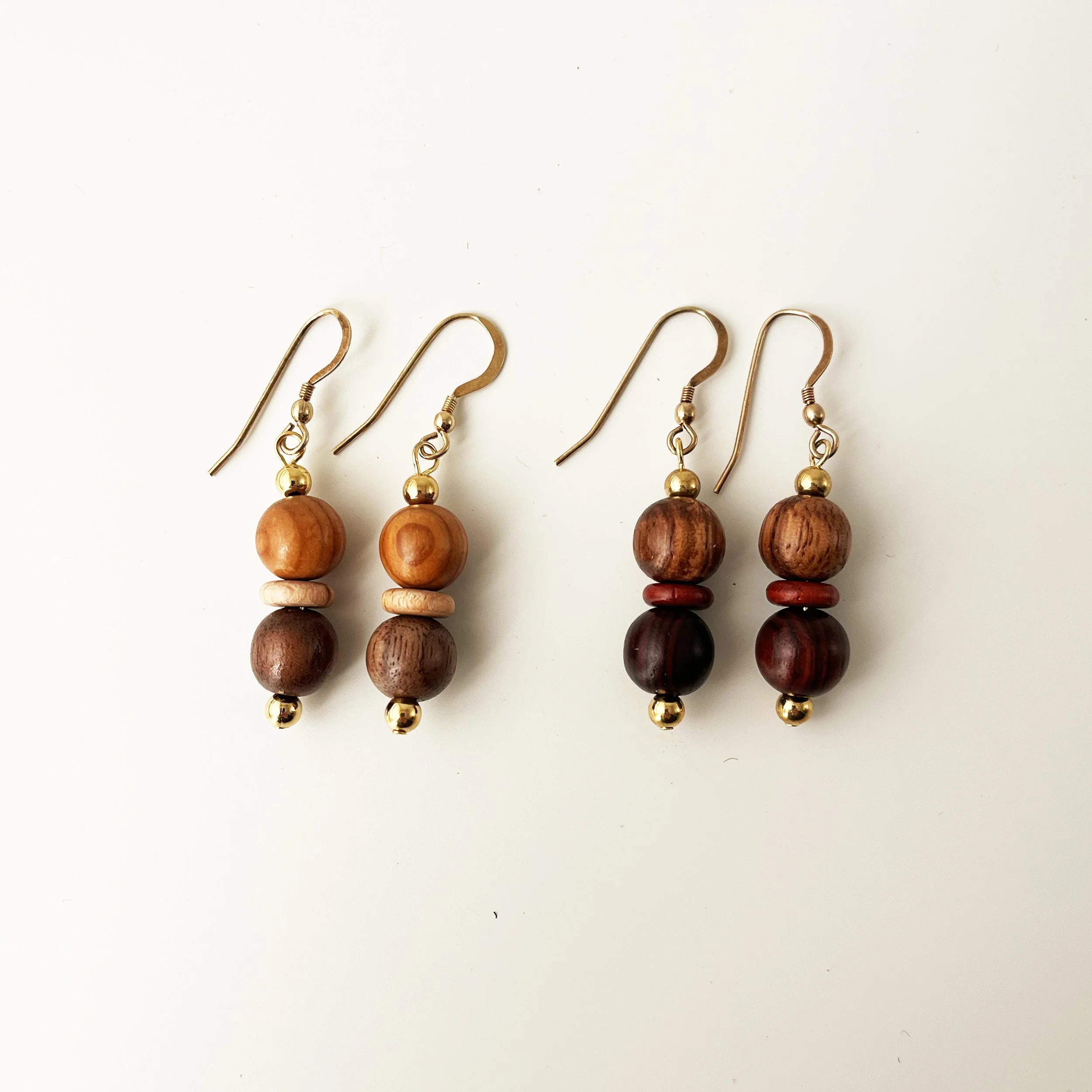 Natural Wooden Earrings