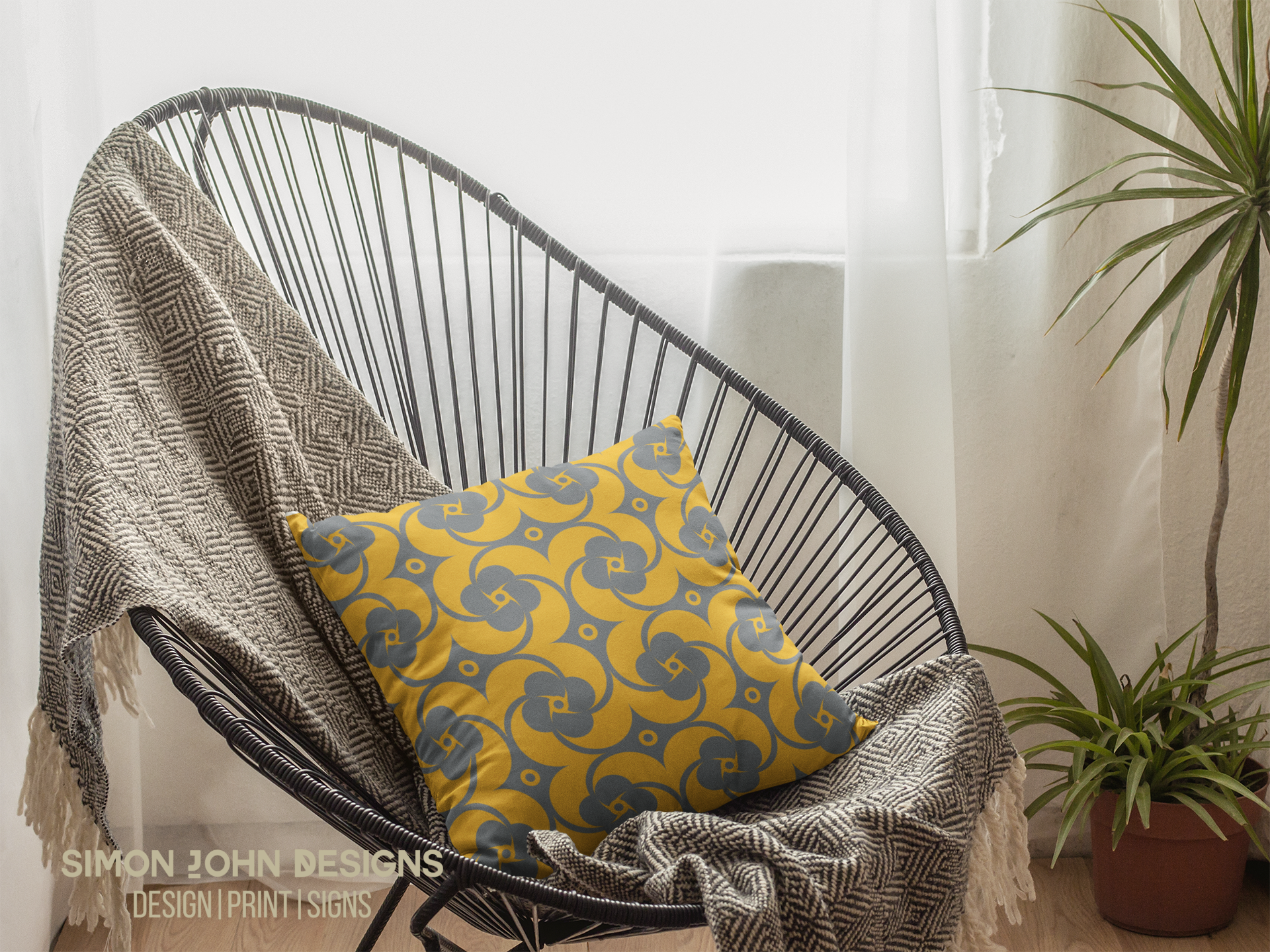 template-of-a-square-pillow-lying-on-an-acapulco-chair-indoors-a15176.png