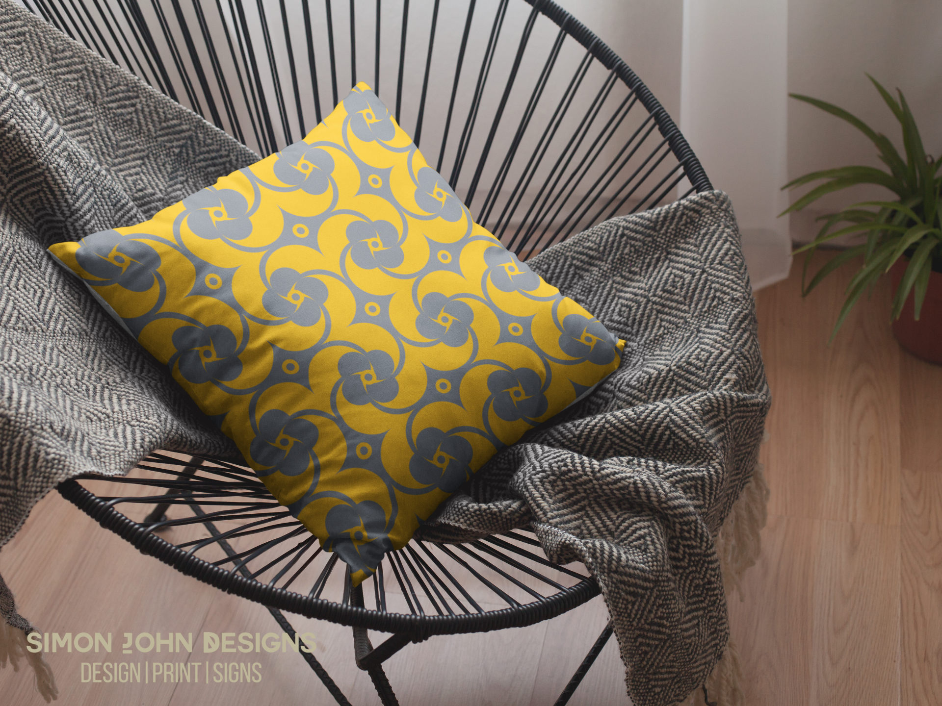 template-of-a-pillow-lying-on-a-black-acapulco-chair-a15178.png