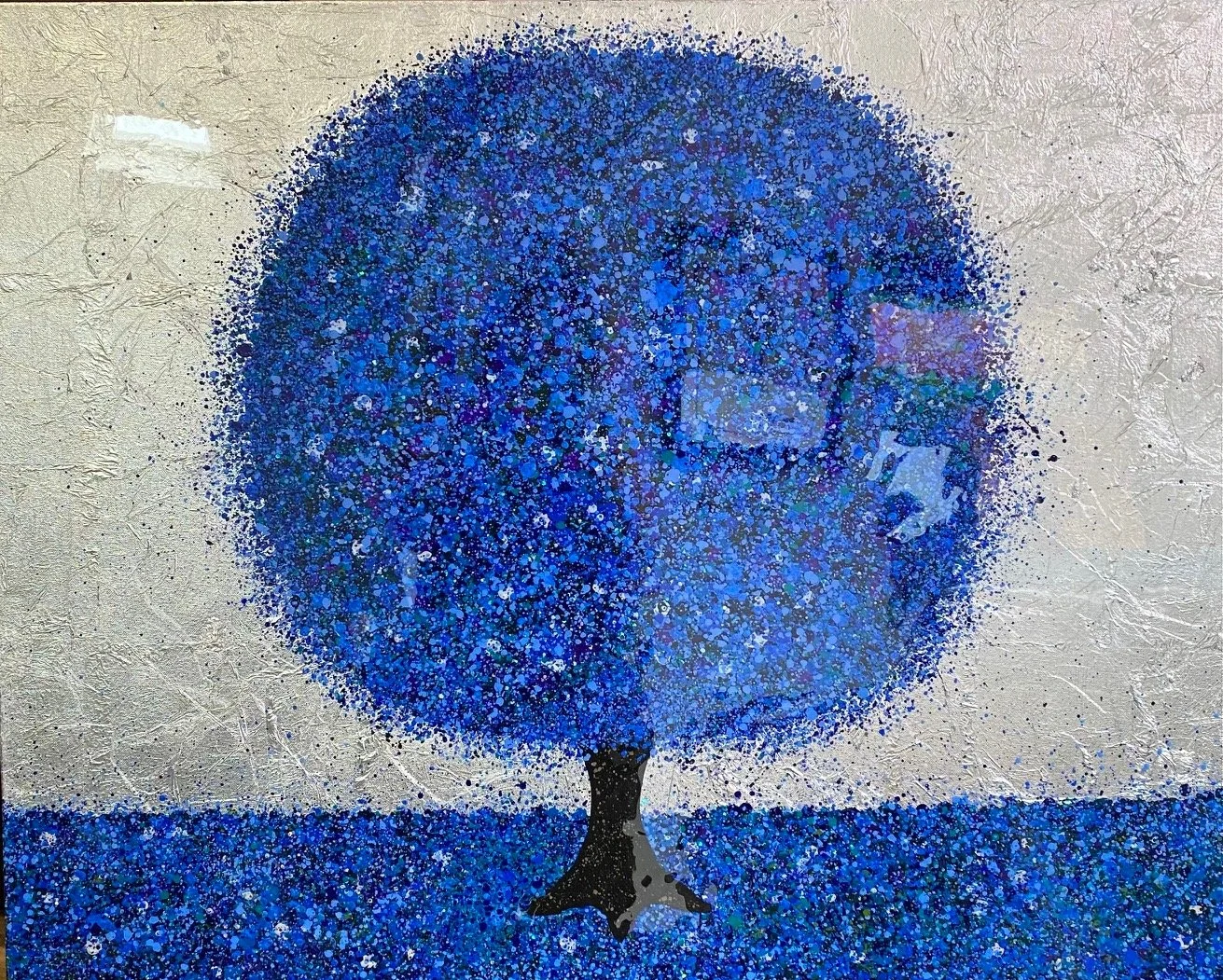SOLD Tree Of Sapphires 100x80cm