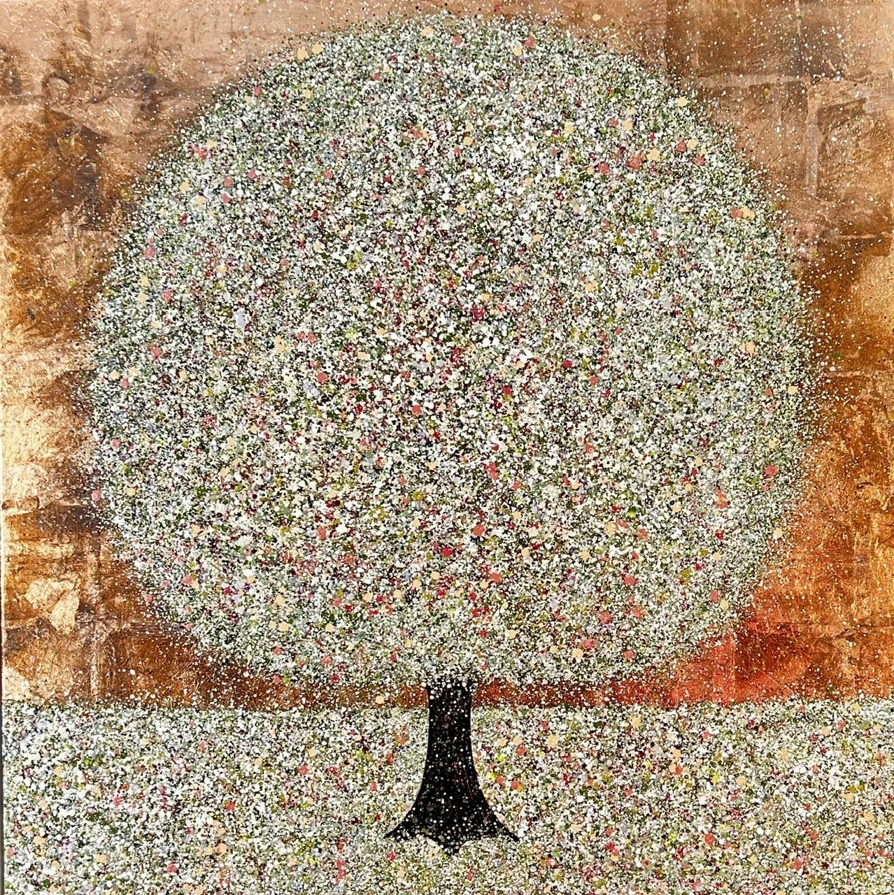 Good Morning Sunshine 100x100cm in 104x104cm frame