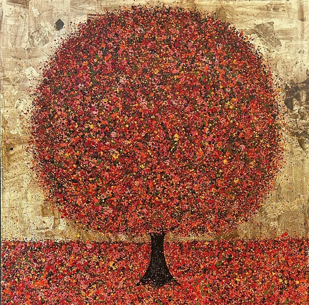 Autumn Evening Light ii 80x80cm