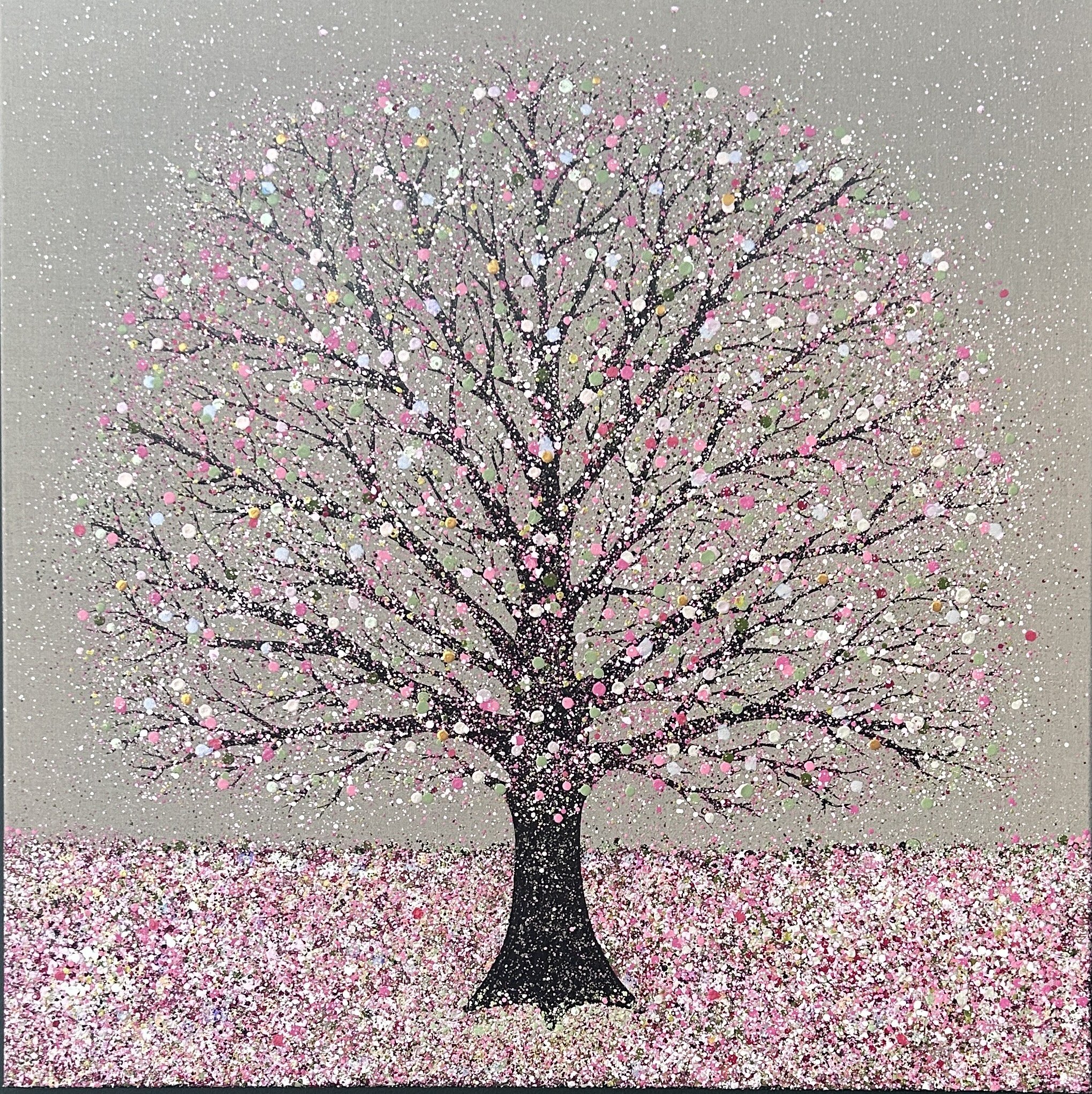 Fluttering 95x95cm