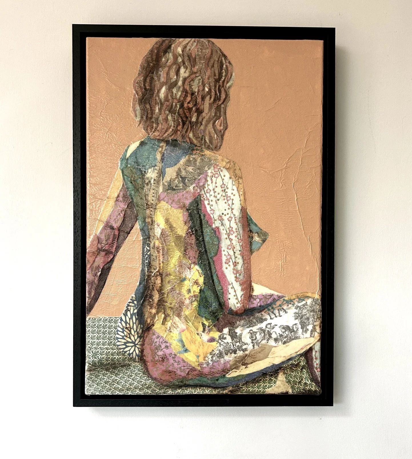 Natasha 45x30cm framed in black