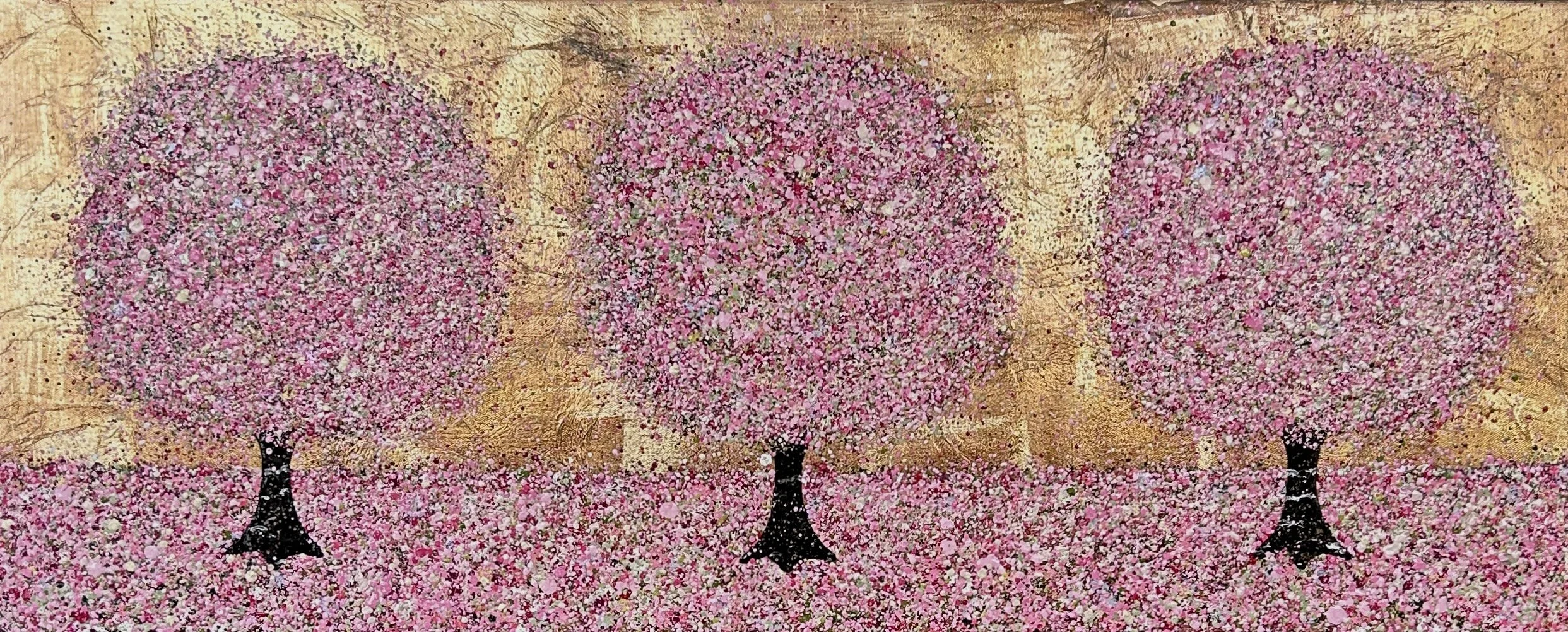 Happy Pinks 40x100cm
Available from Cloud Gallery