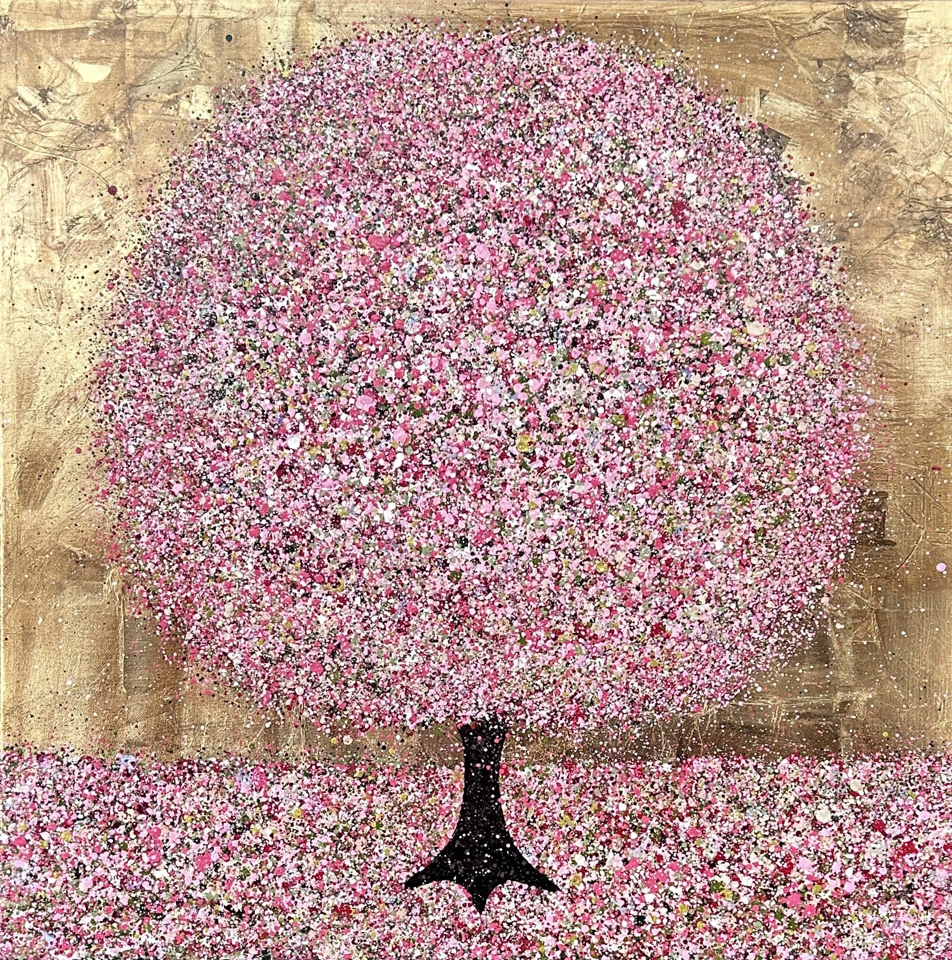 A Happy Blossom Day 76x76cm