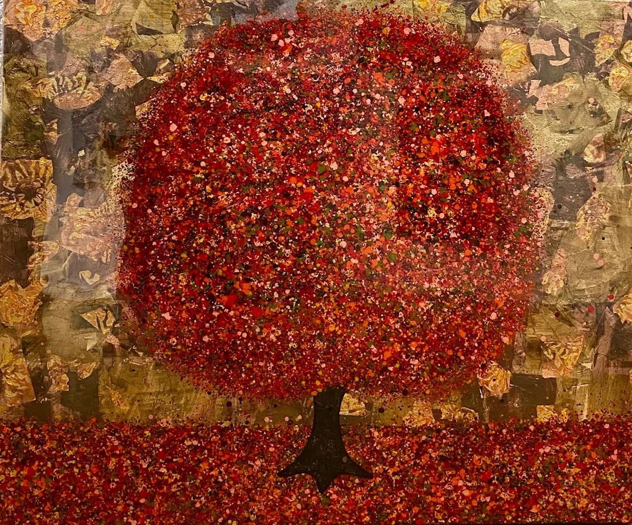 SOLD Wonderful Wild Autumn 100x120cm