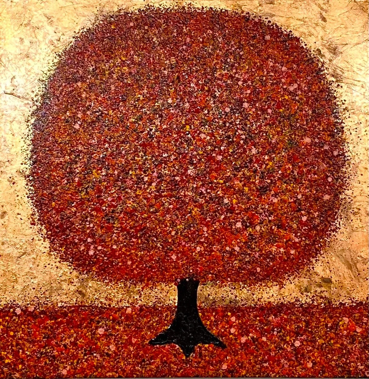 SOLD Autumn Spice 76x76cm 