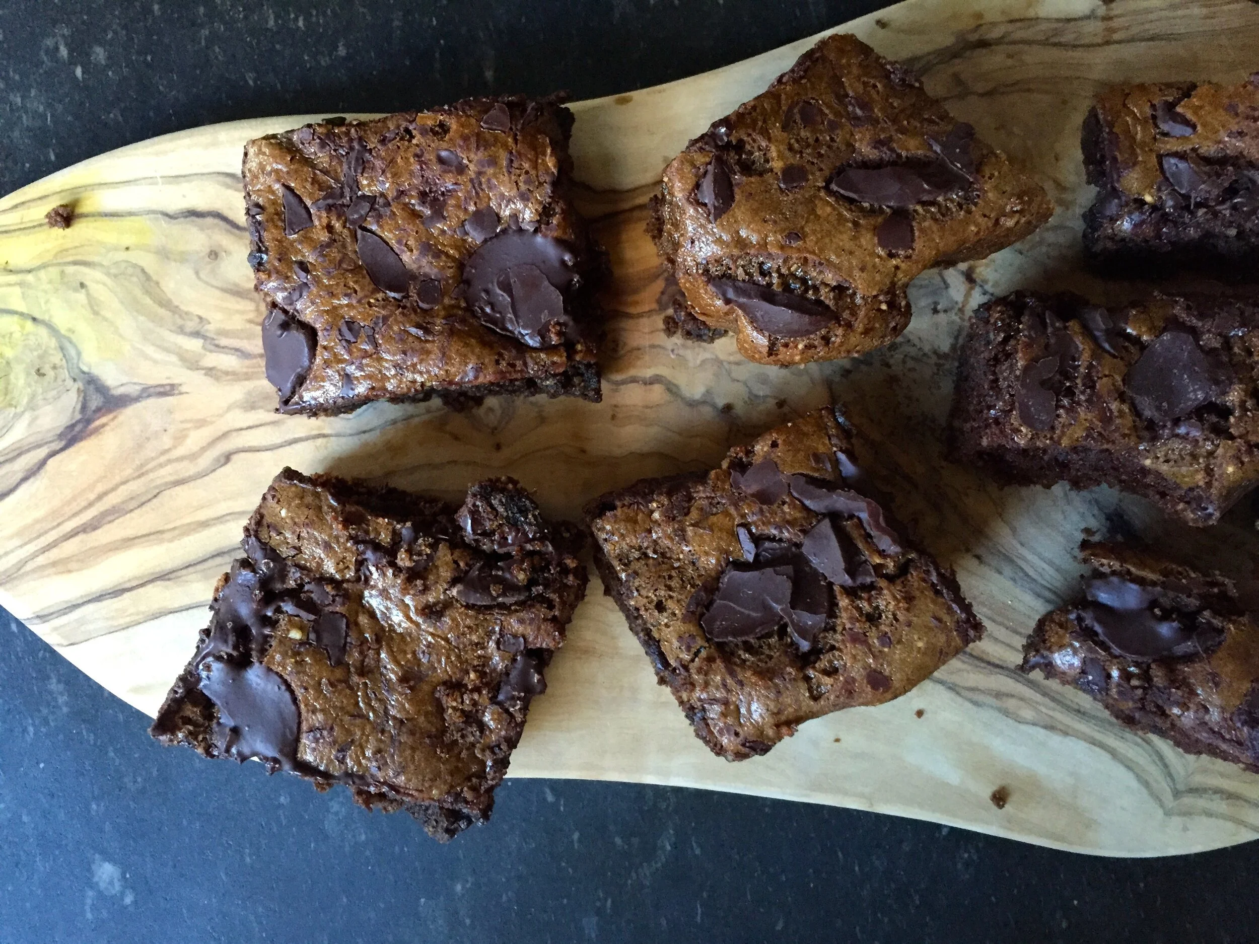 Flourless Dark Chocolate Brownies