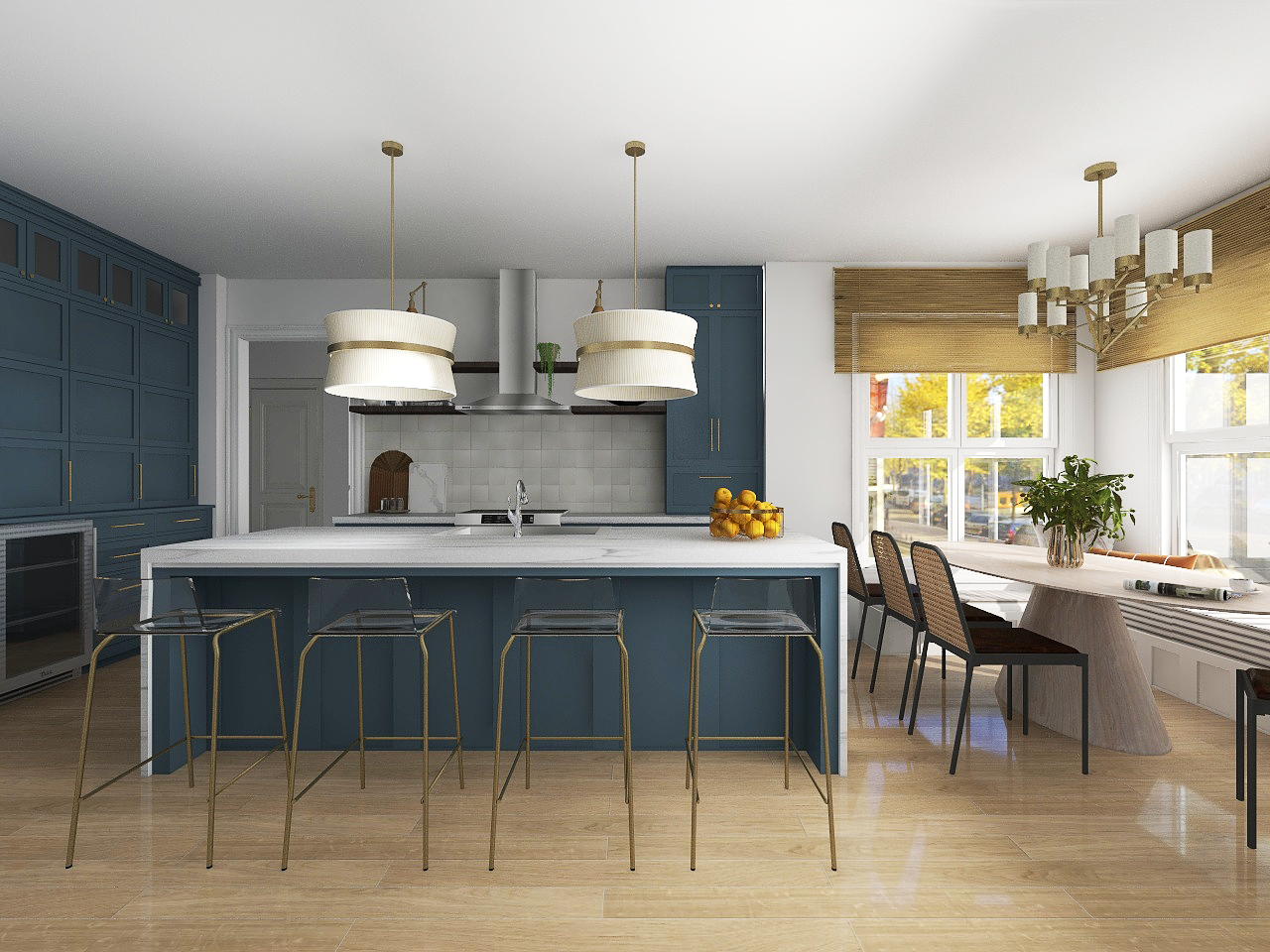 Williamsburg Kitchen - Virtual Design — Julie Kay Design Studio