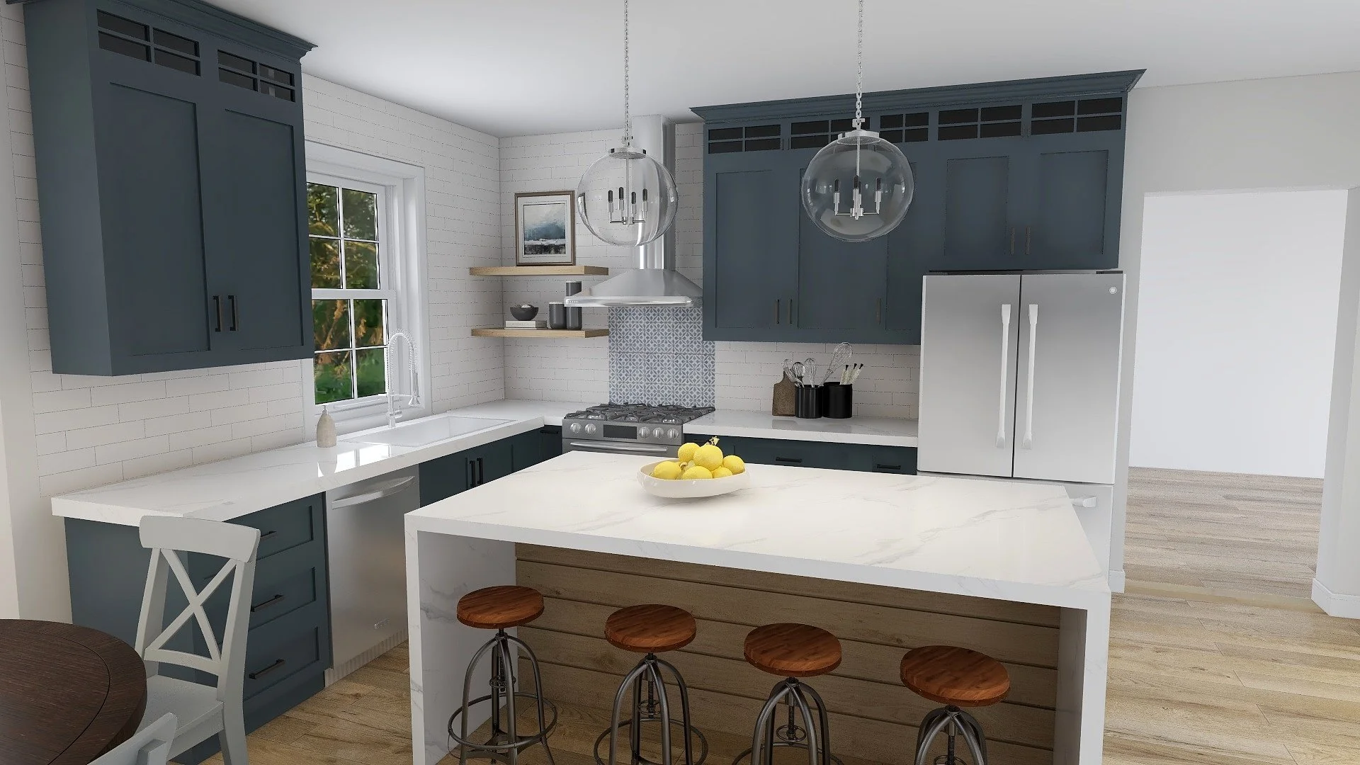 Indiana Kitchen- Virtual Design — Julie Kay Design Studio
