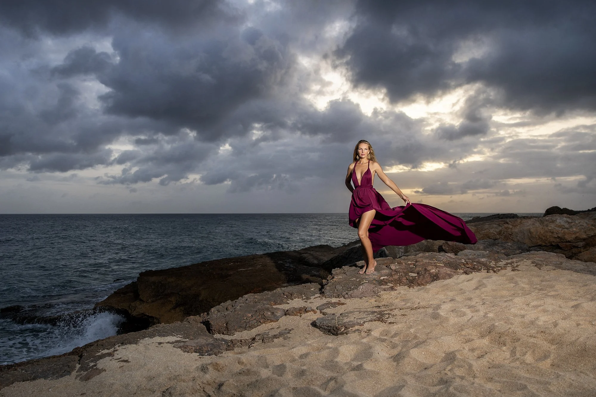 St Martin - Pavla - Cupecoy Beach