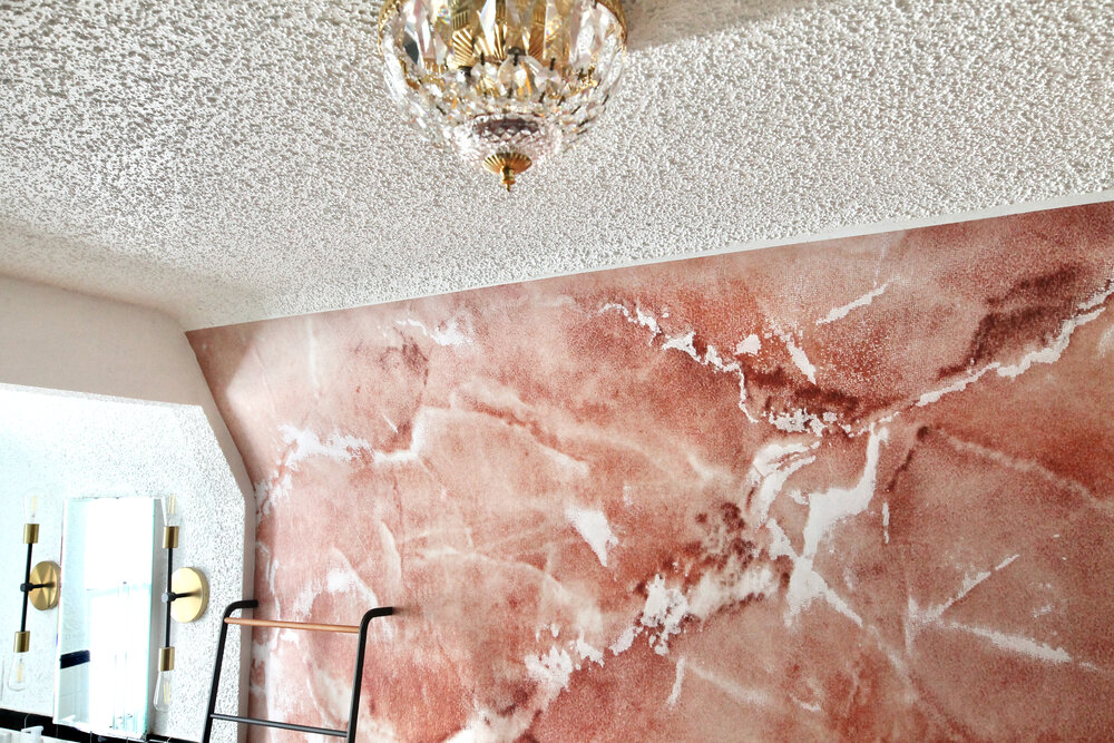 DIY: Wallpapering My Bathroom — hosta la vista